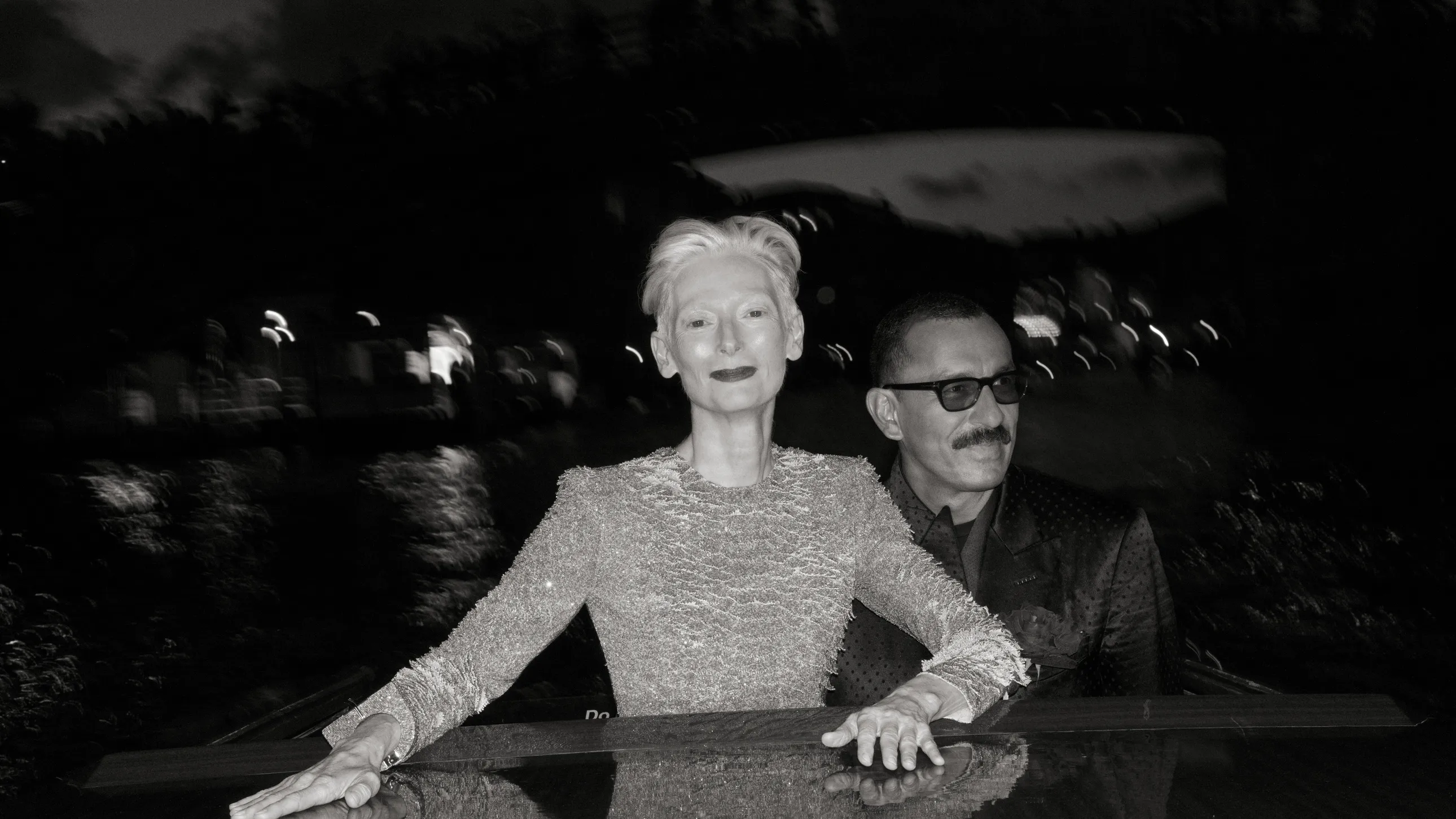 Tilda Swinton, Haider Ackermann a Kate Moss oslavili v Benátkách novou vůni Tom Ford Black Orchid Reserve