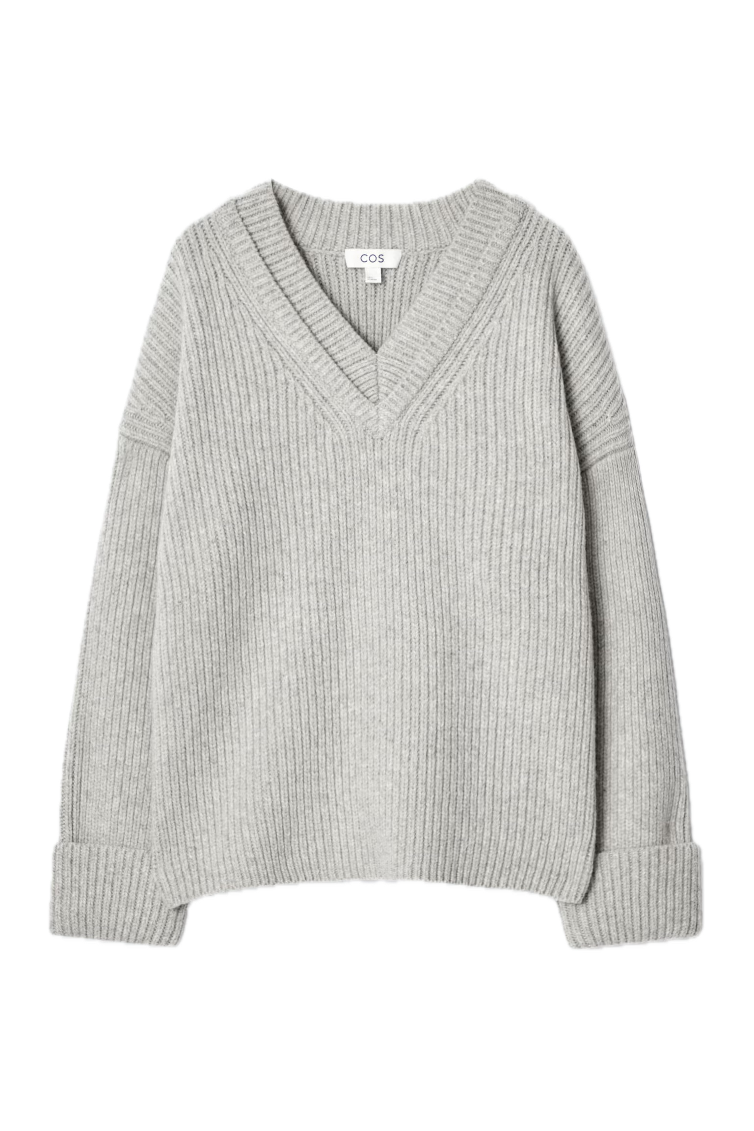 Svetr s véčkovým výstřihem z merino vlny, COS, prodává Cos, 135 €