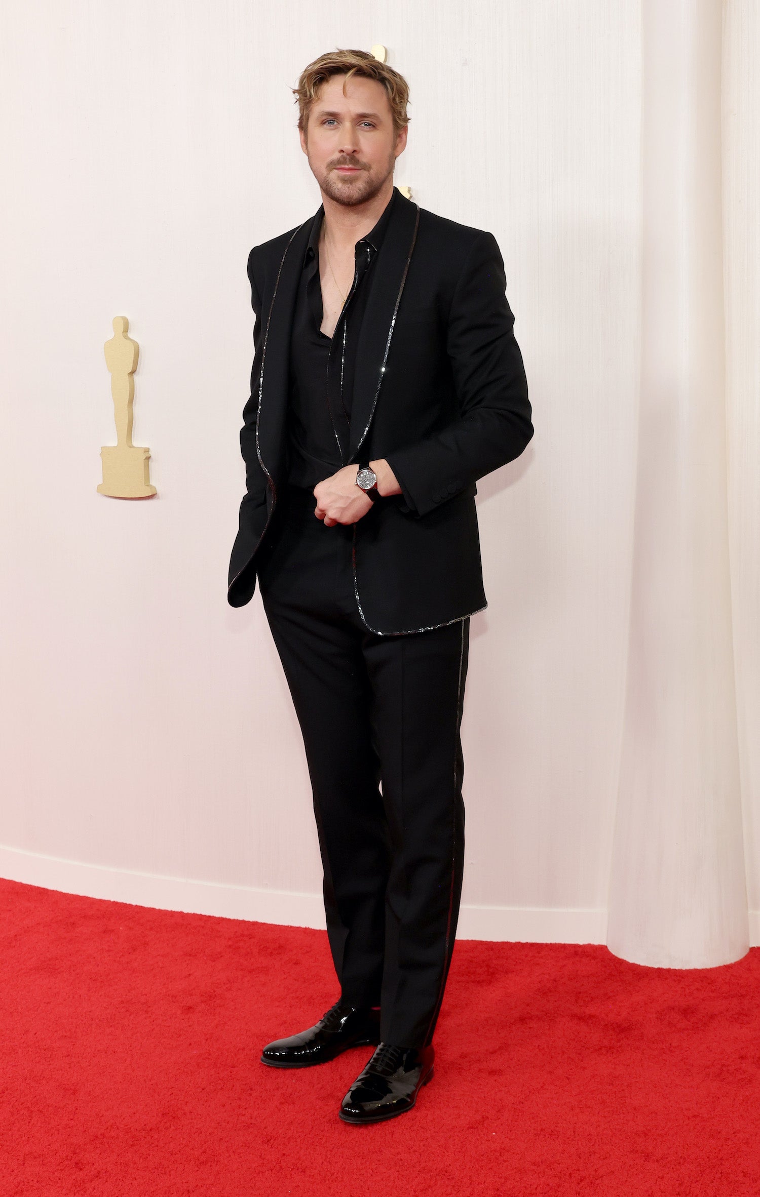 Oscar 2024: Ryan Gosling v obleku Gucci