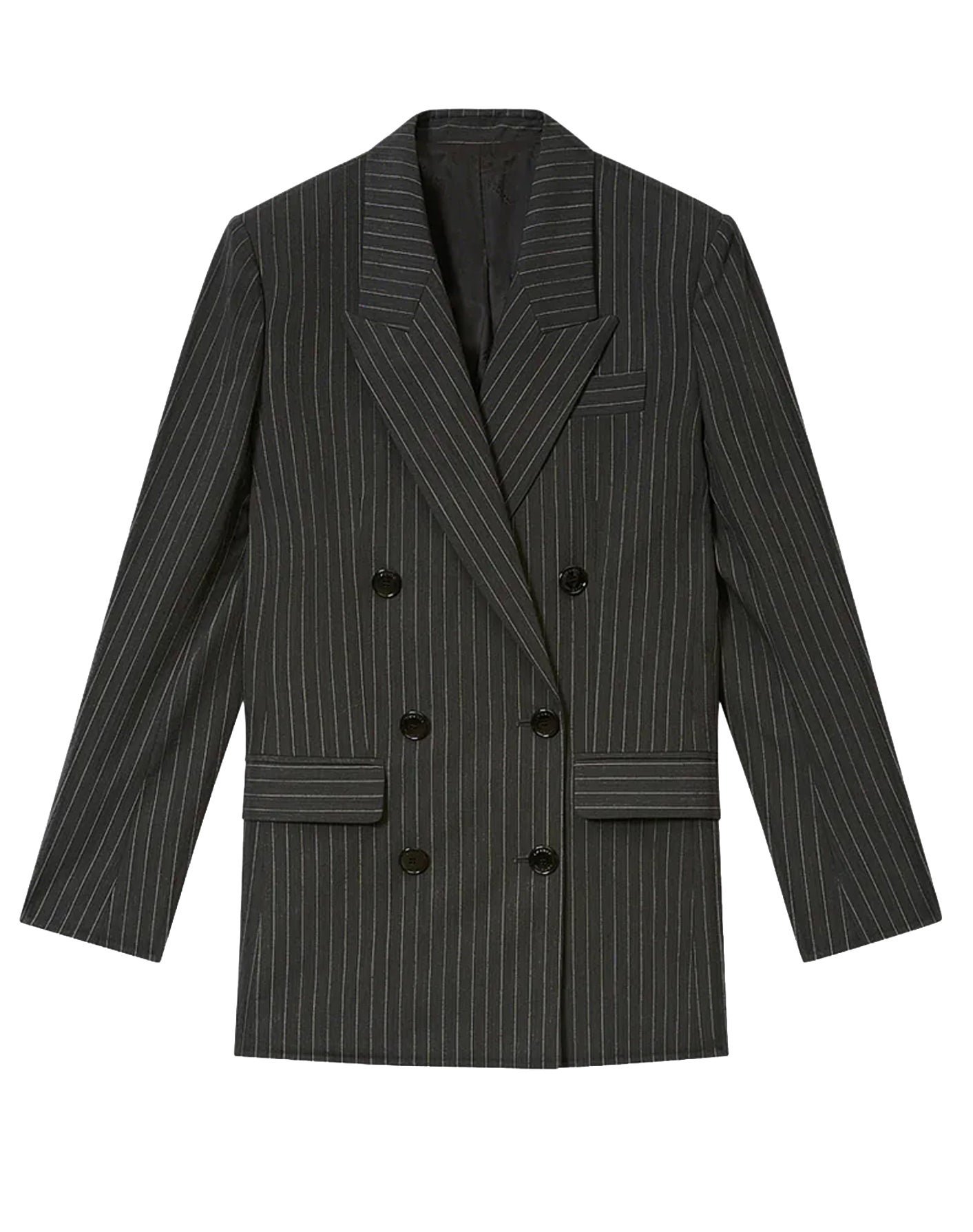 Pruhované vlněné sako, ISABEL MARANT, 474 €