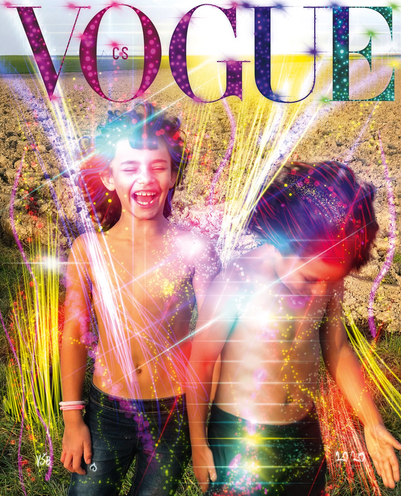 Limitovaná obálka _Děti pro nové časy Hugo a Johannka, 2020_, **Vogue CS**, k dostání pouze na [Vogue.cz](https://www.vogue.cz/nove-predplatne), 299 Kč Autor: Veronika Šrek Bromová for Vogue CS