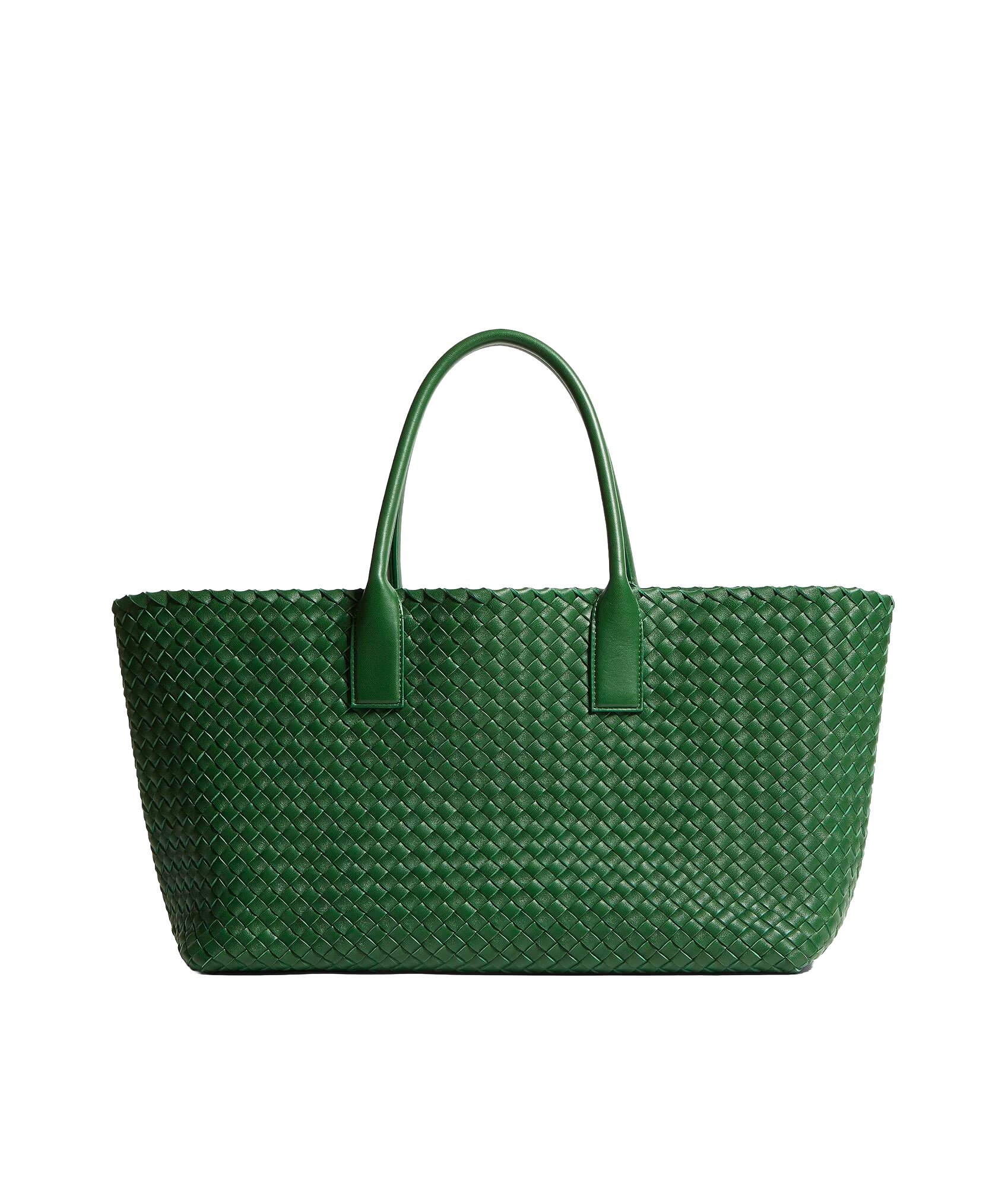 Kožená kabelka Cabat v odstínu Basil, BOTTEGA VENETA, 8 500 €