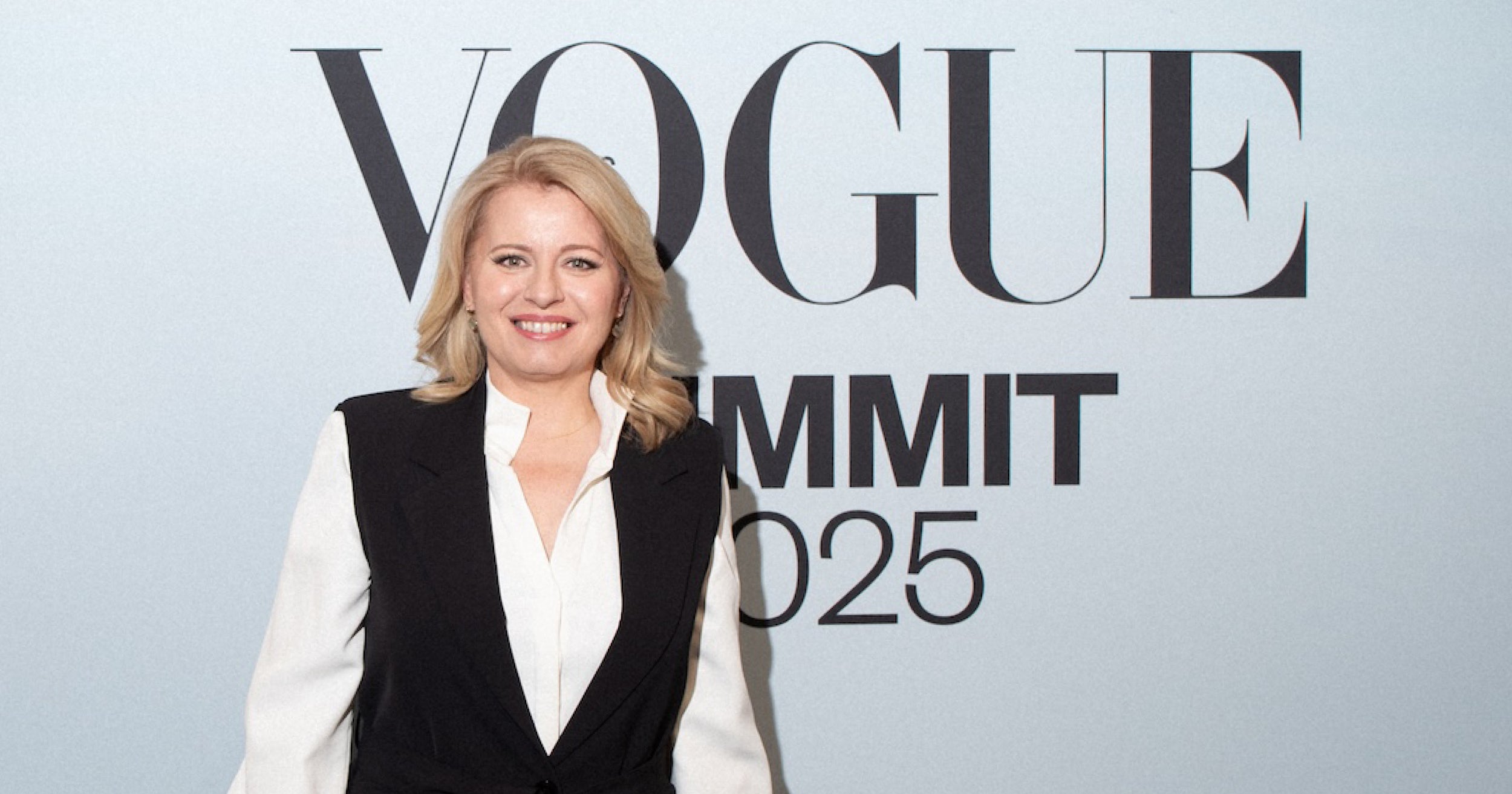 Zuzana Čaputová na Vogue Summit 2025 o generaci Z, odolnosti a soudržnosti