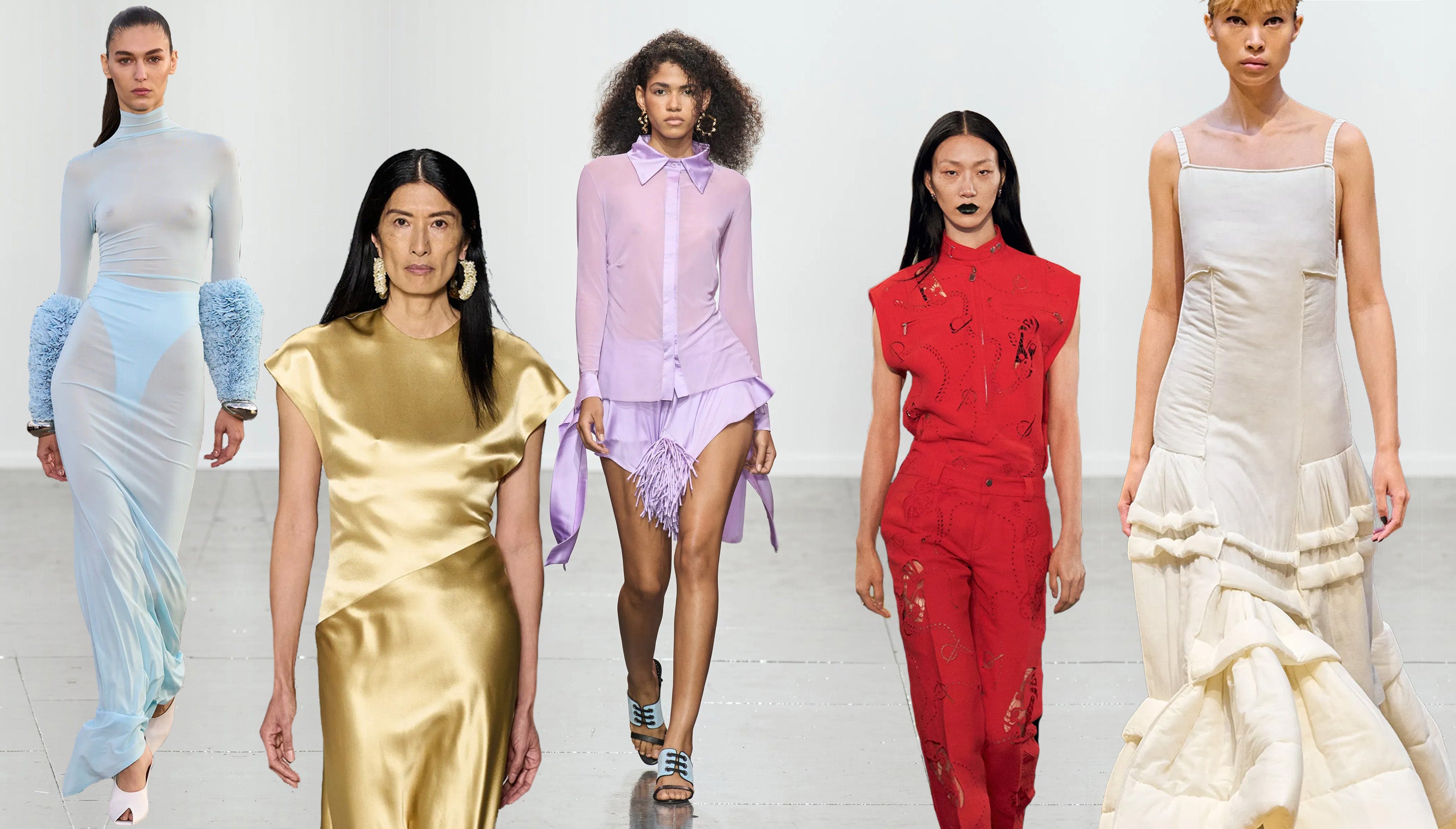 Od třešňové po tekuté zlato: 5 klíčových barevných trendů na jaro – léto 2024 