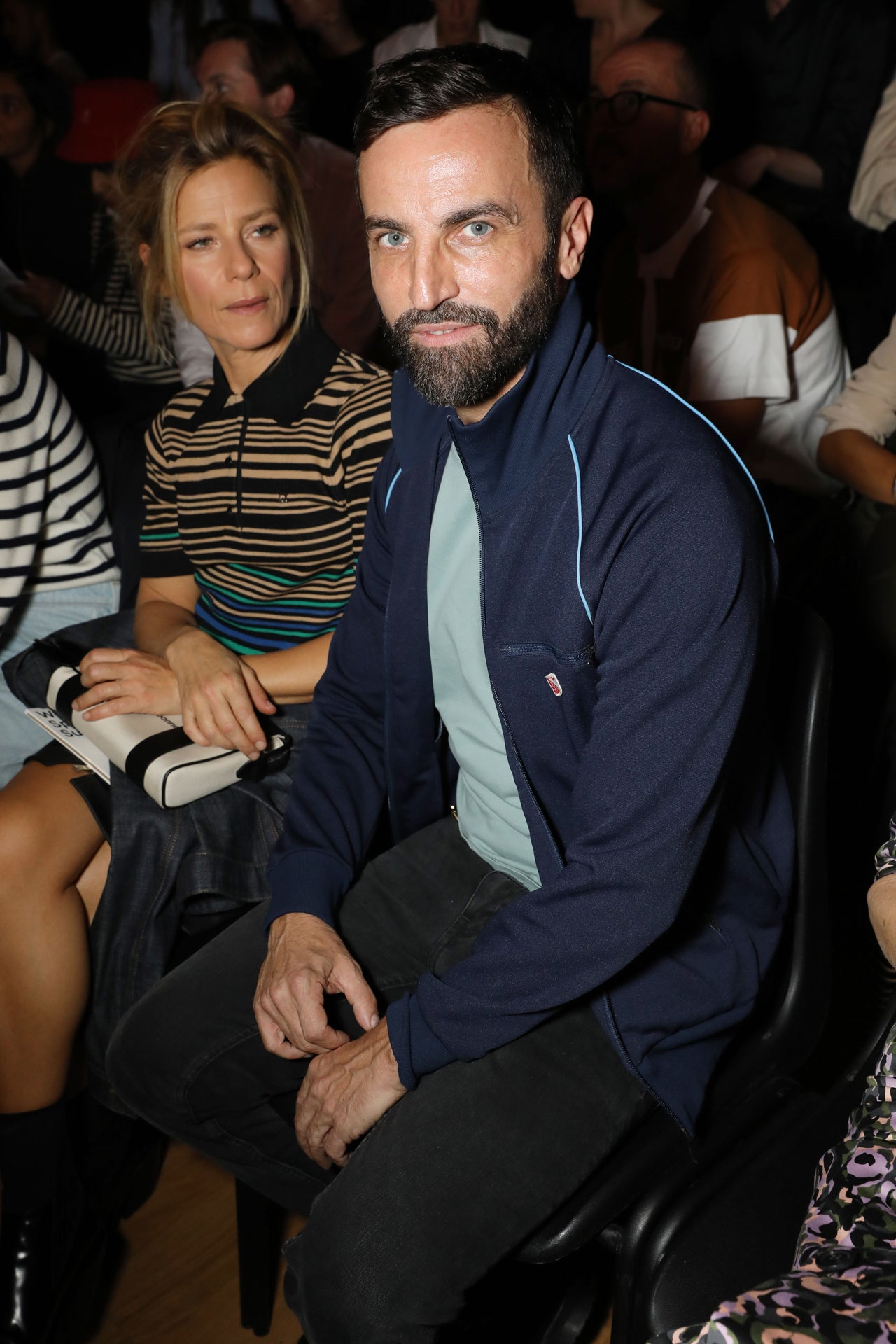 Nicholas Ghesquiere na přehlídce Paco Rabanne, září 2018