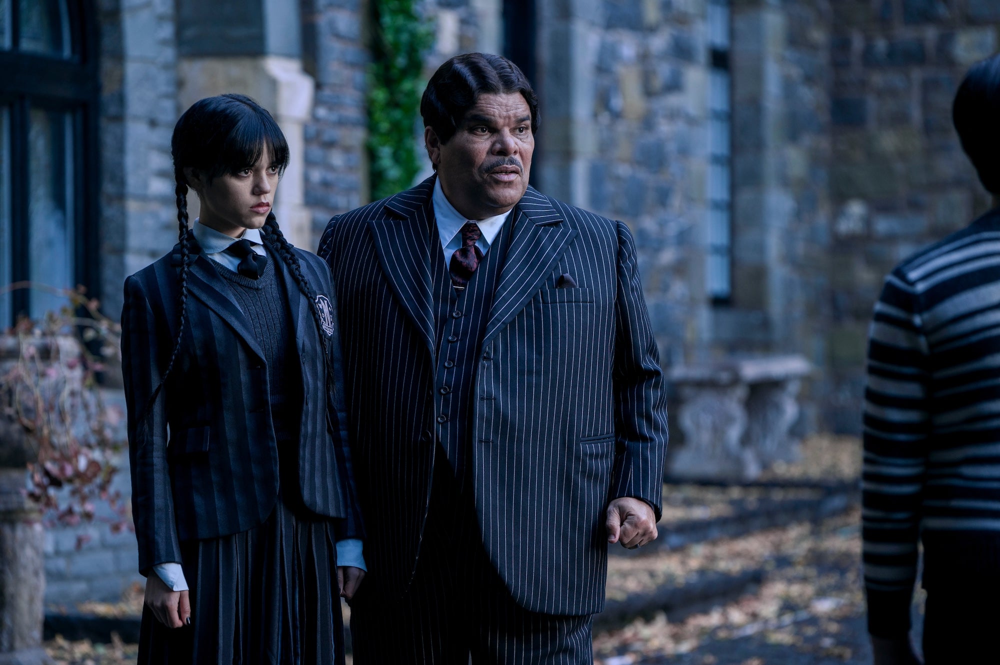 Jenna Ortega jako Wednesday Addams v seriálu Wednesday