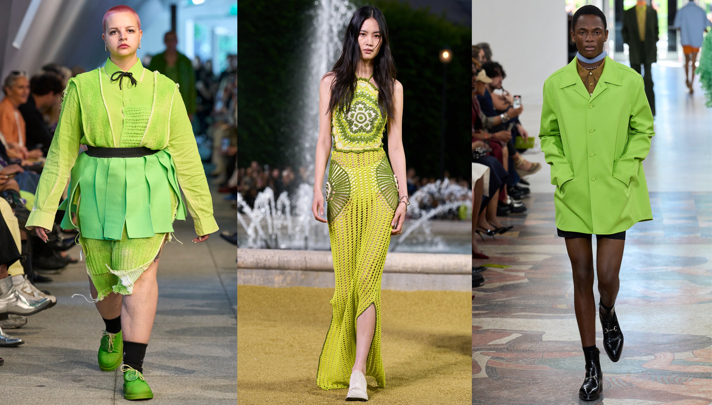 Brat Summer: Jedovatě zelená zaplavila přehlídková mola
