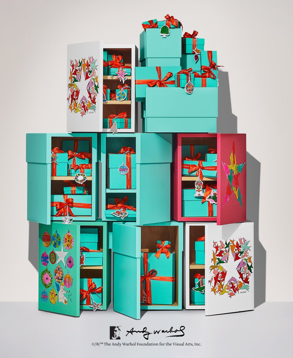 Adventní kalendář se 24 šperky v designu od Andyho Warhola, TIFFANY&CO, info o ceně v butiku