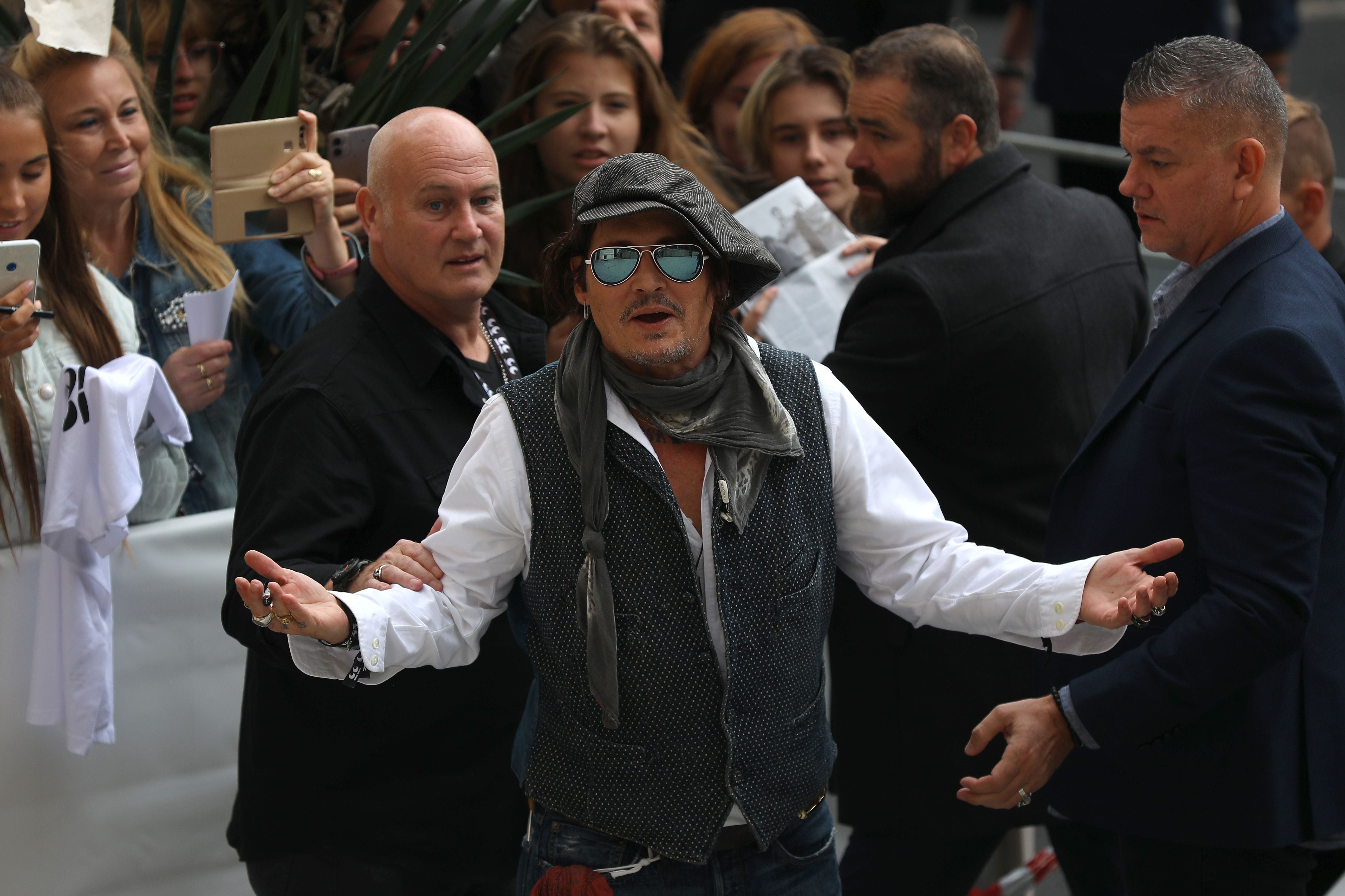 Johnny Depp na 55. ročníku Mezinárodního filmového festivalu Karlovy Vary