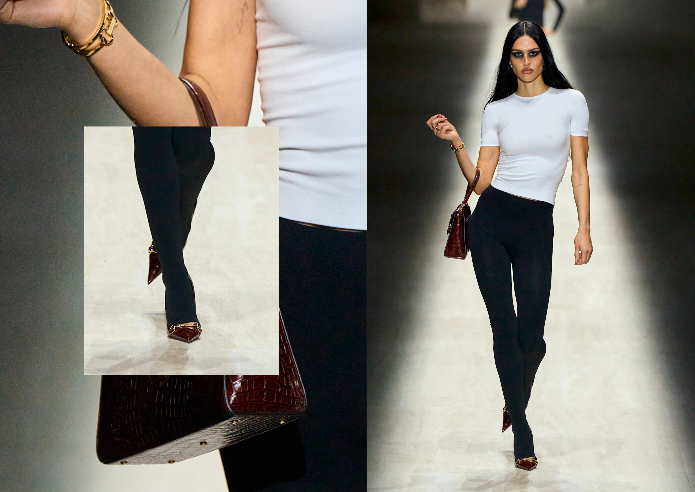 Nejnovější módní zbraň? Tyto proklatě ostré Gucci lodičky
