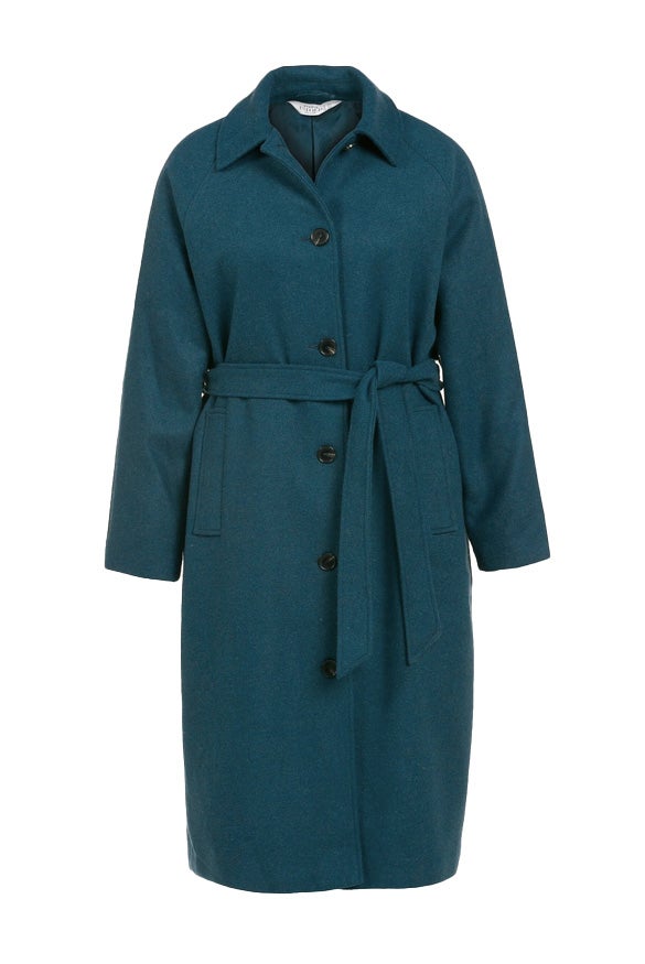 Plus size kabát s vázáním v pase, STUDIO UNTOLD, prodává Zalando,  3 699 Kč