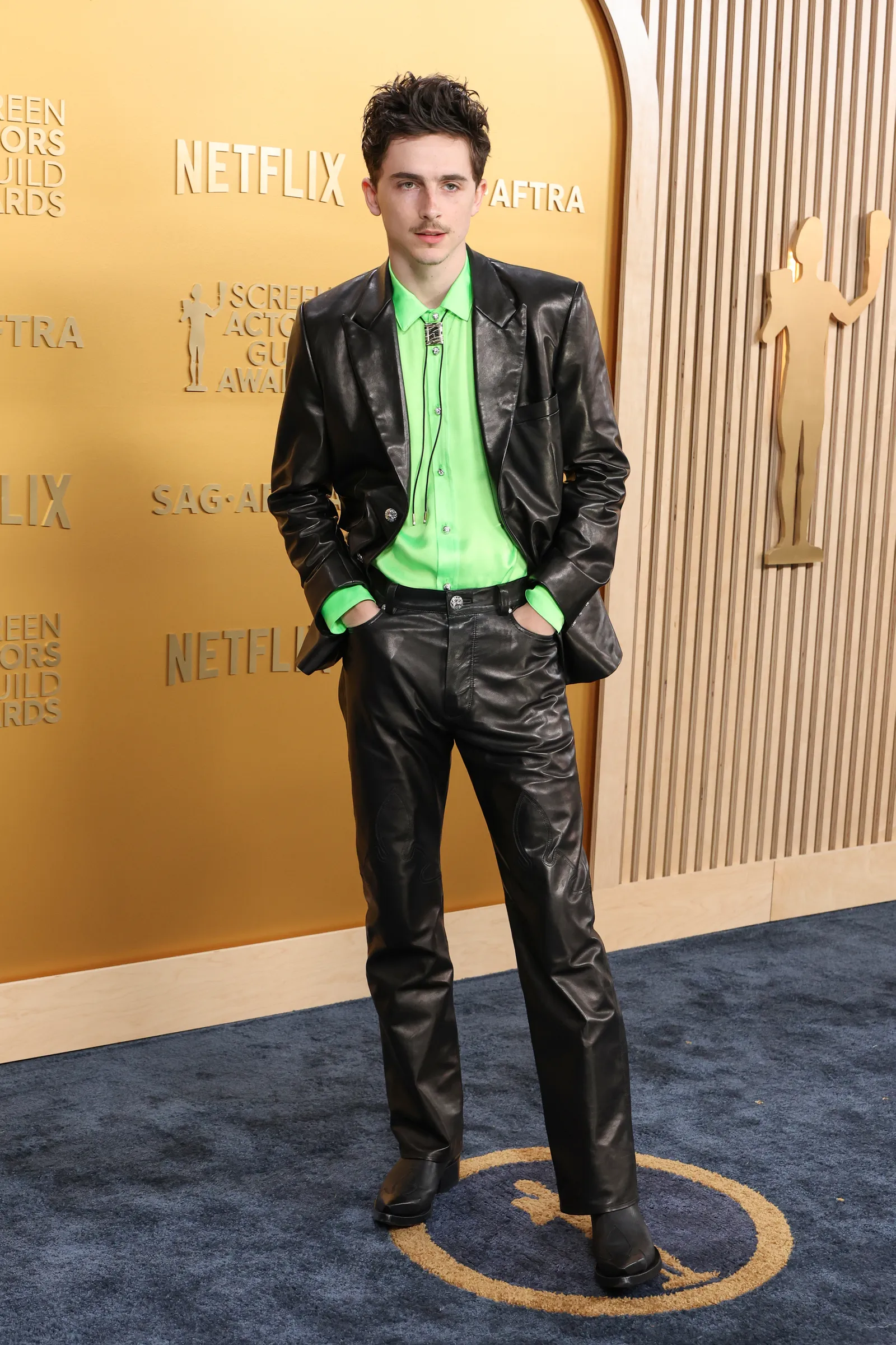 Timothée Chalamet na předávání SAG Awards 2025