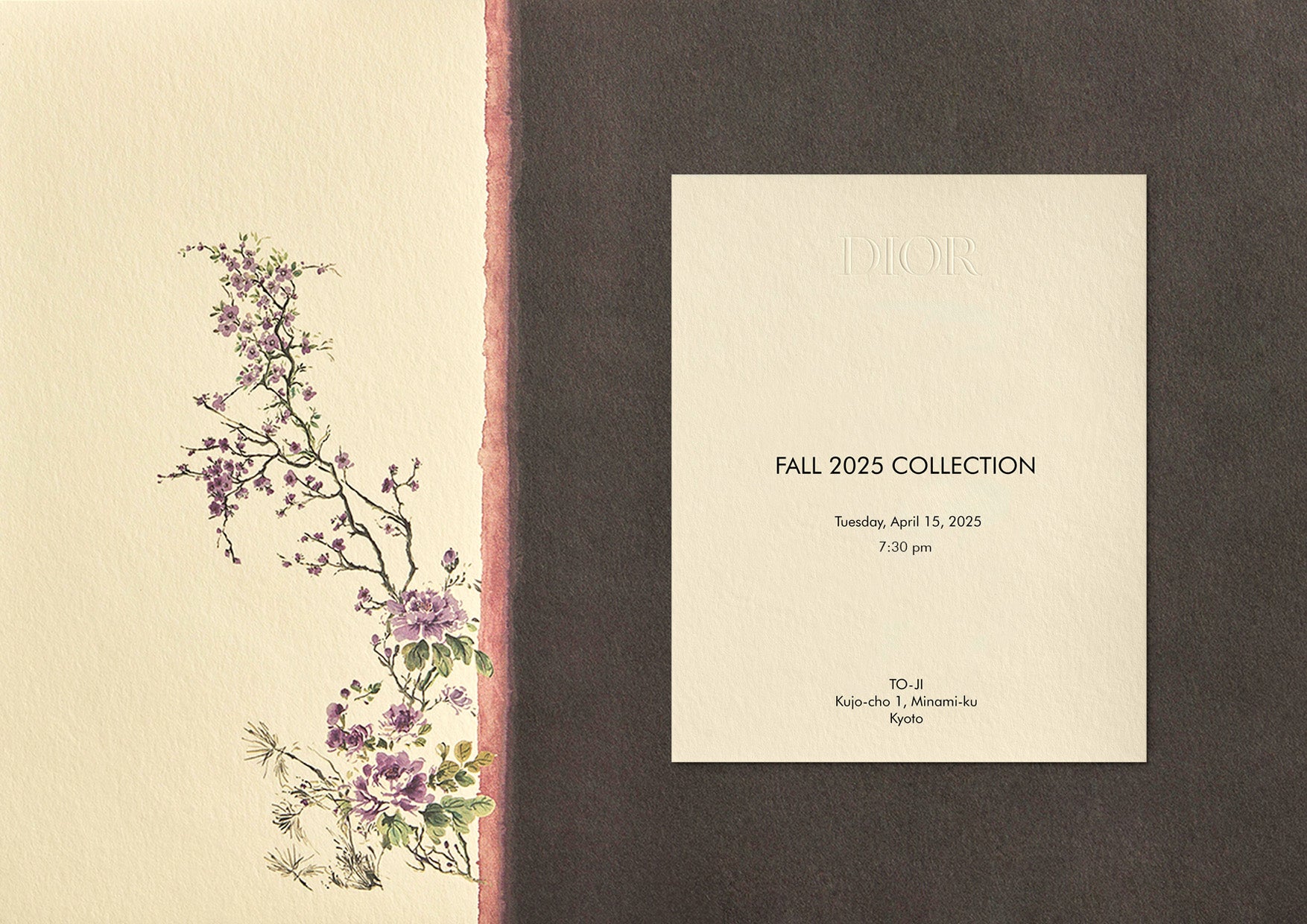 Živě z Kjóta: Maria Grazia Chiuri představuje podzimní kolekci Dior