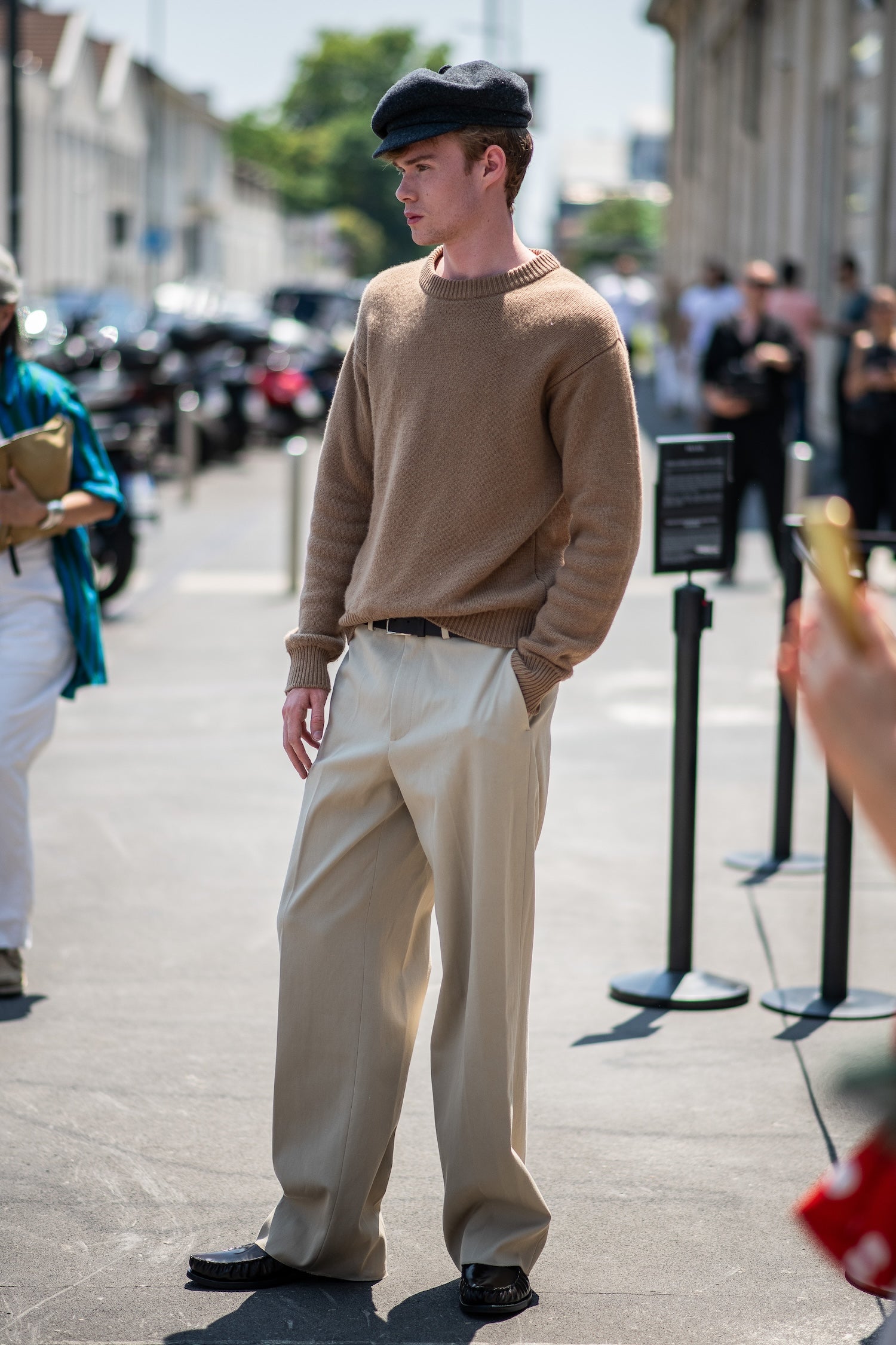 Street style Pitti Uomo, červen 2025