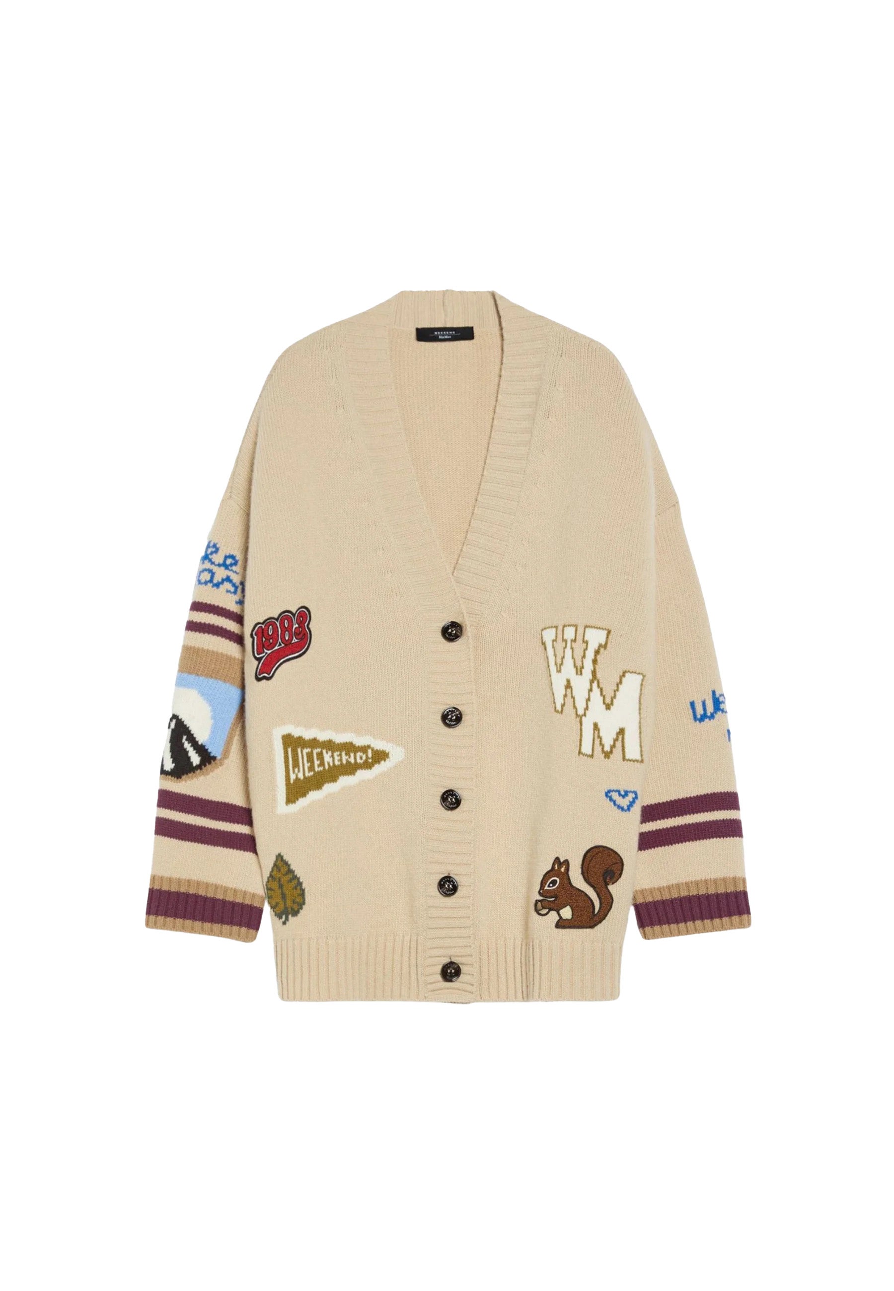 Béžový maxikardigan, WEEKEND MAXMARA, prodává Zalando, 10 300 Kč