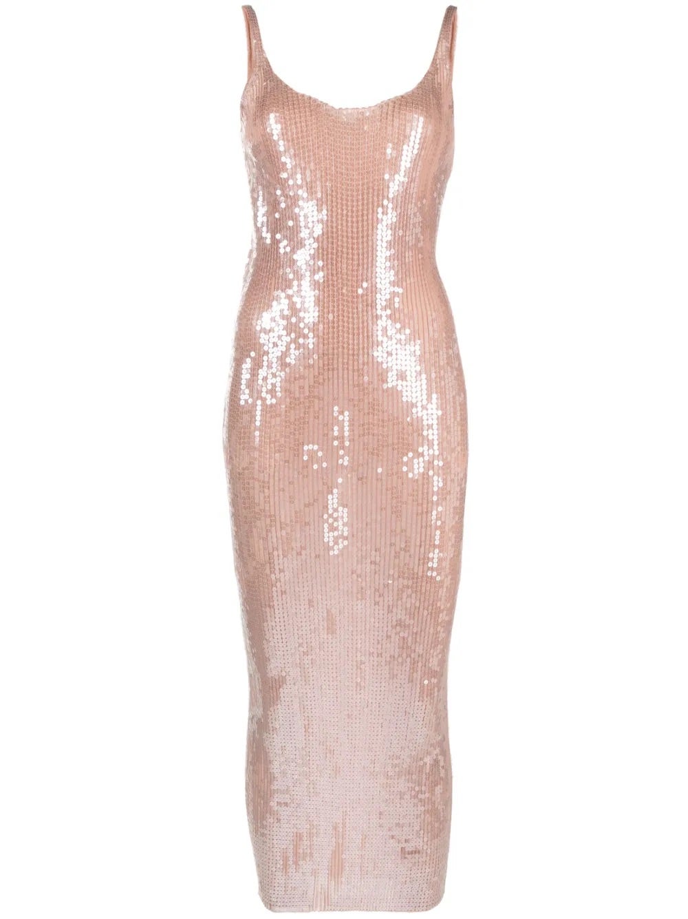 Šaty s růžovými flitry, ALEXANDER WANG, prodává Farfetch, 1 007 €