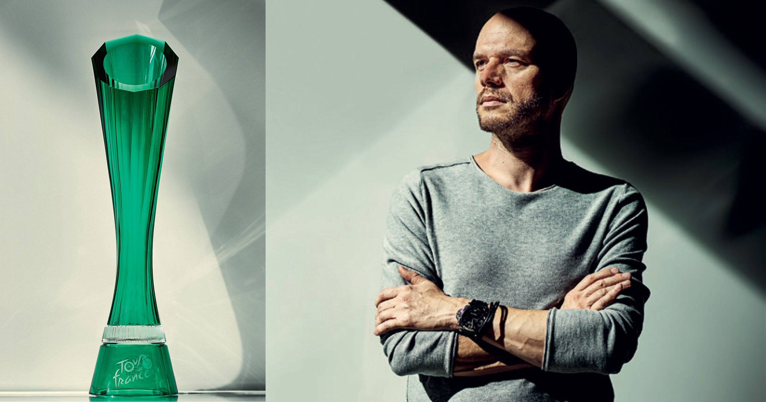 Trofej pro vítěze Tour de France je z českého křišťálu. Každý rok stejná, a přece jiná