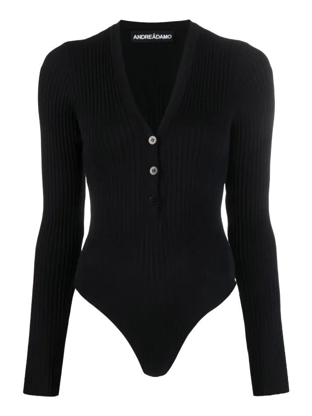 Žebrované body s dlouhým rukávem, ANDREĀDAMO, 244 €