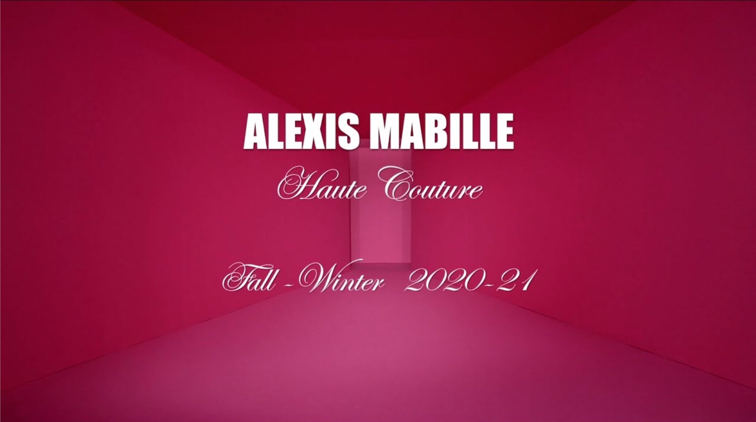 Alexis Mabille Haute Couture podzim-zima 2020/2021
