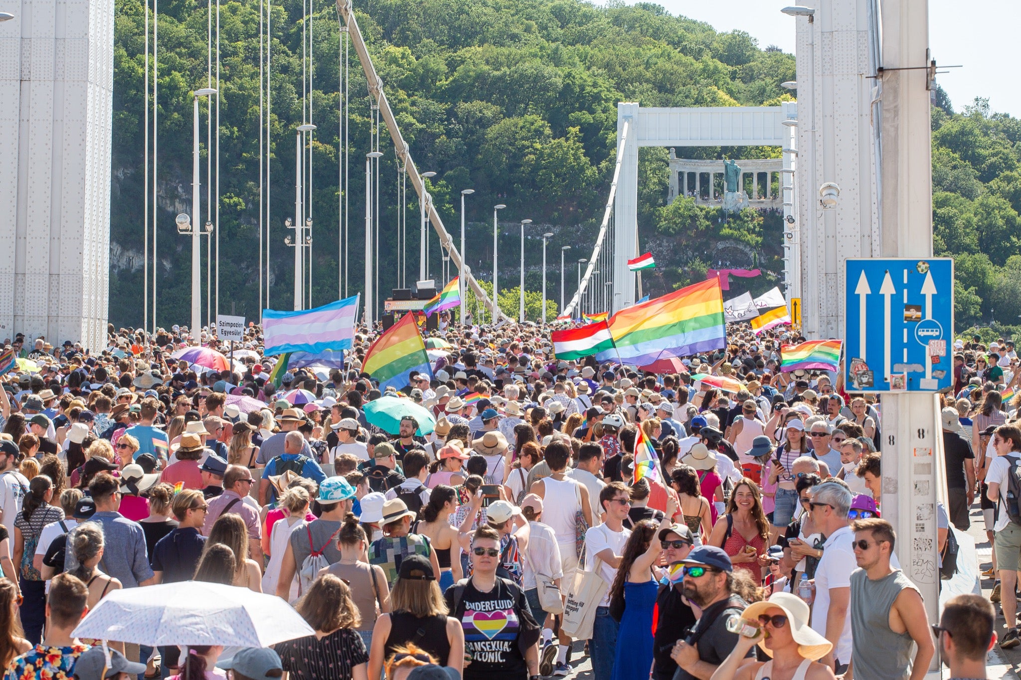 Třicátý Budapest Pride byl možná zakázaný, ale především největší ze všech ročníků