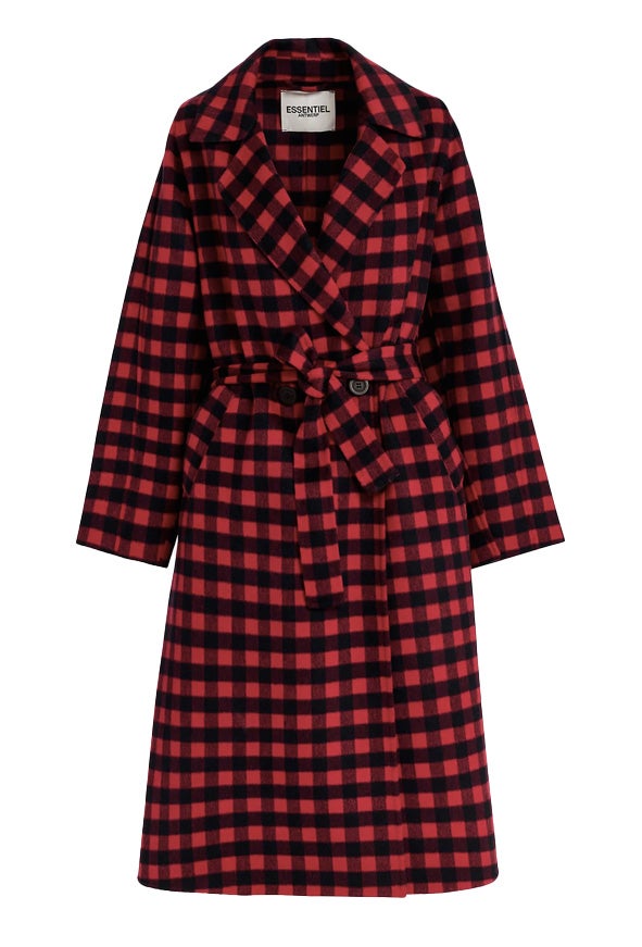 Kostkovaný kabát, ESSENTIEL, prodává Essentiel, € 585
