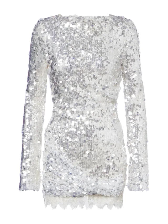 Minišaty Opaline s odhalenými zády a pajetkami, CHRISTOPHER ESBER, 995 €