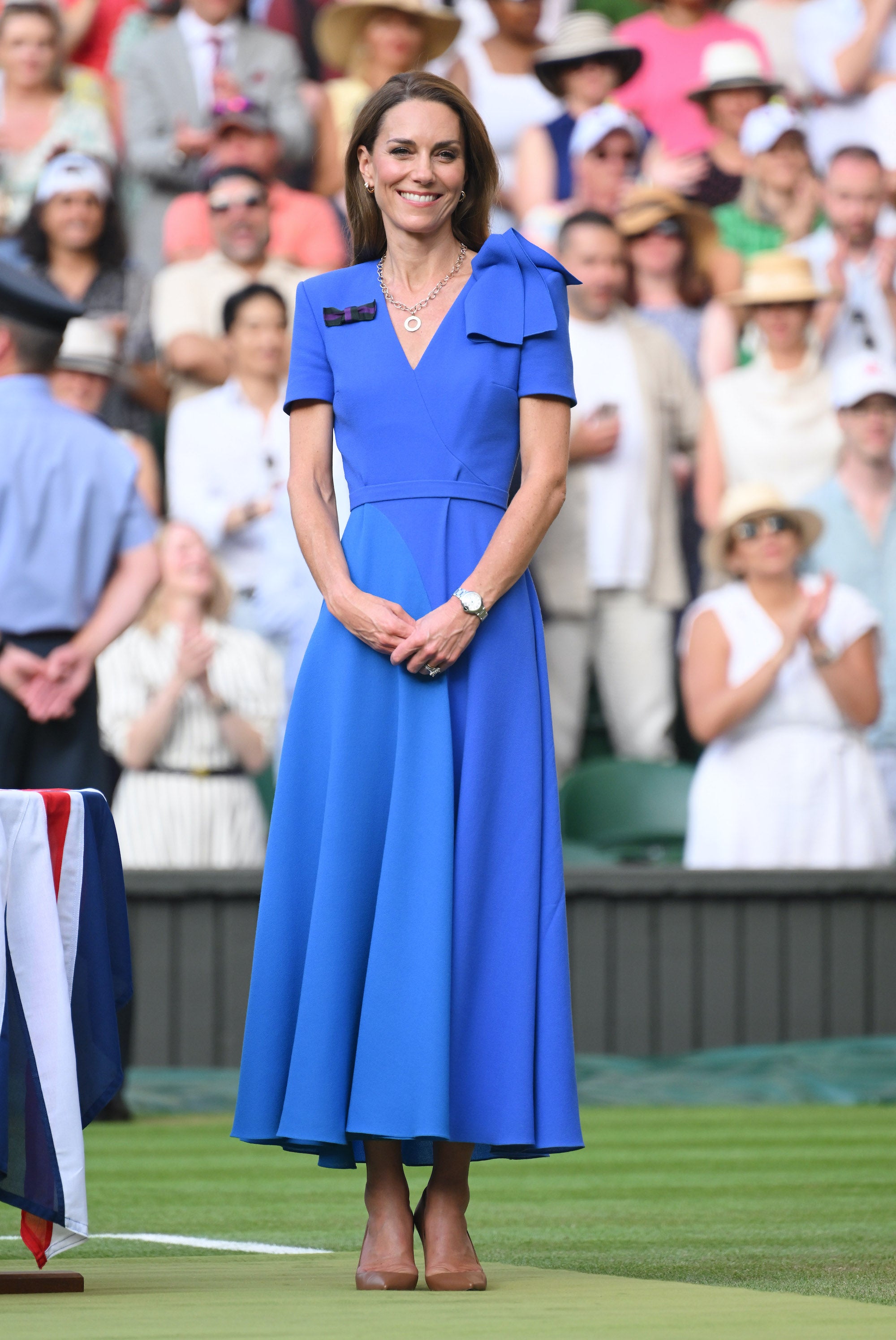 Catherine, princezna z Walesu, na finále Wimbledonu, 13. července 2025