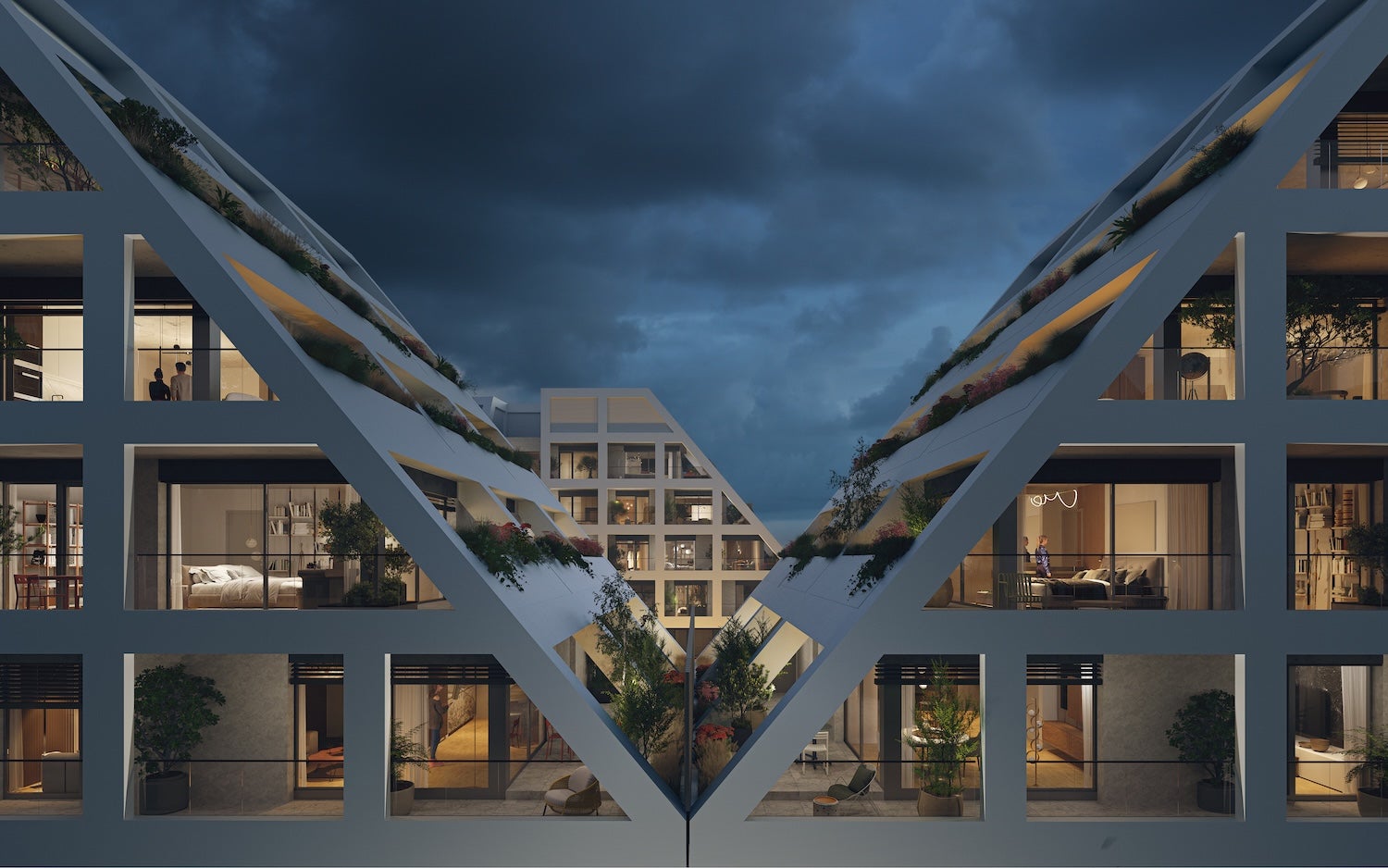 Hagibor, vizualizace