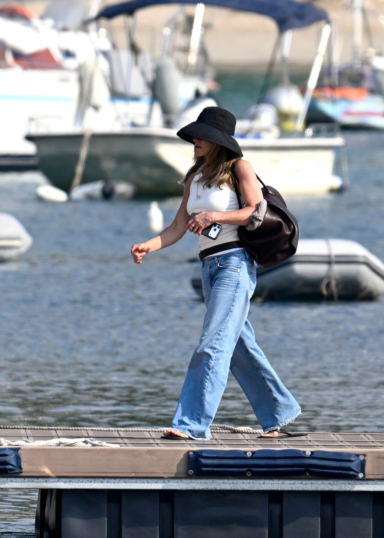 Jennifer Aniston na Mallorce, 27. července 2026