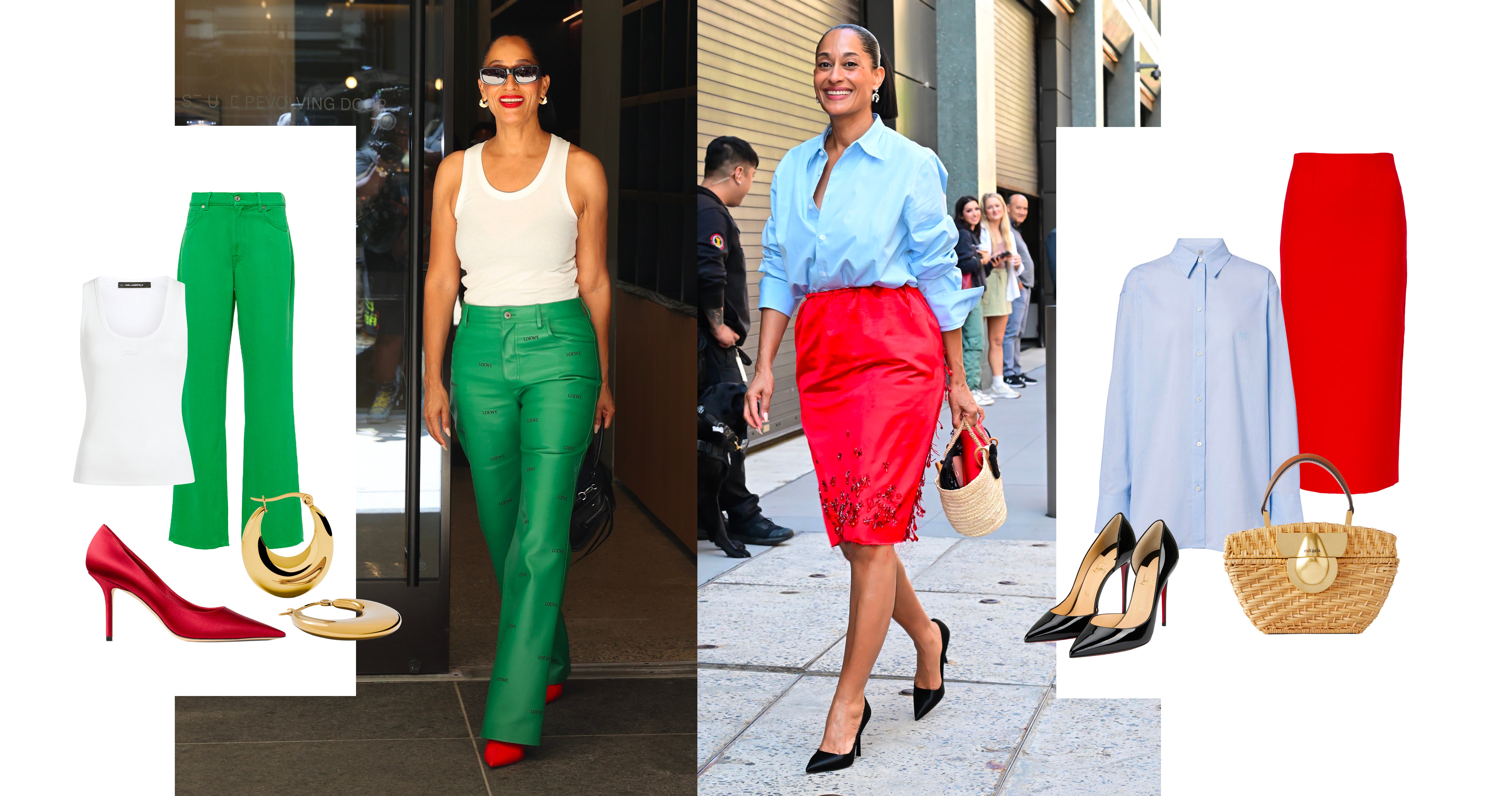 Jedna výrazná barva stačí. Tracee Ellis Ross & nejjednodušší stylingový trik sezony