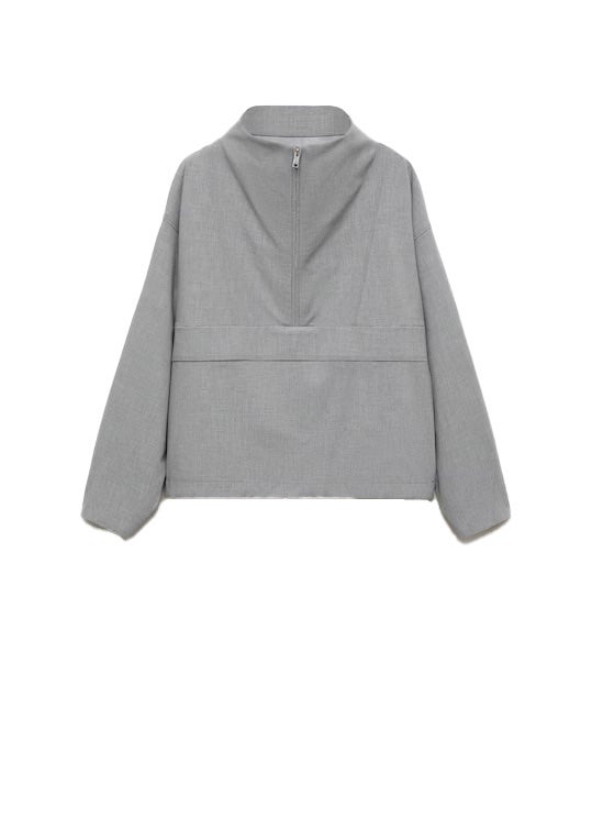 Oversized bunda v šedé barvě, MANGO, prodává Mango,  1 999 Kč