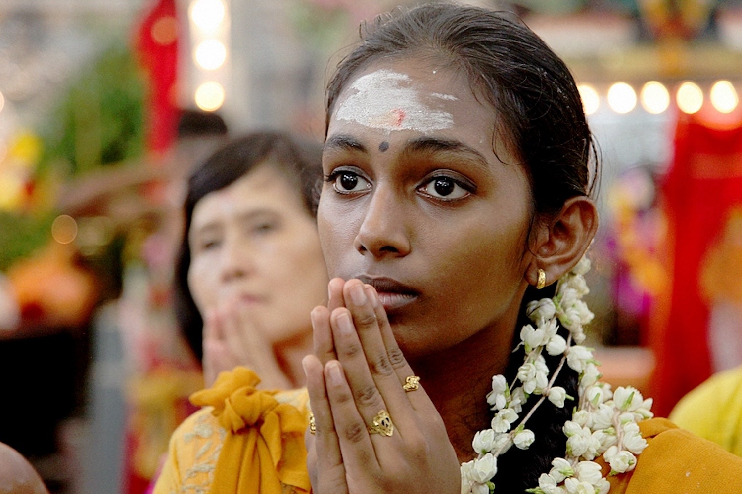 Modlitba v Melace, která byla v letech 1511–1641 součástí portugalské Indie