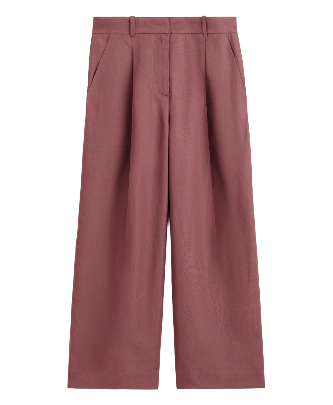 Volné kalhoty s širšími nohavicemi ze lněné směsi, COS, 99 €
