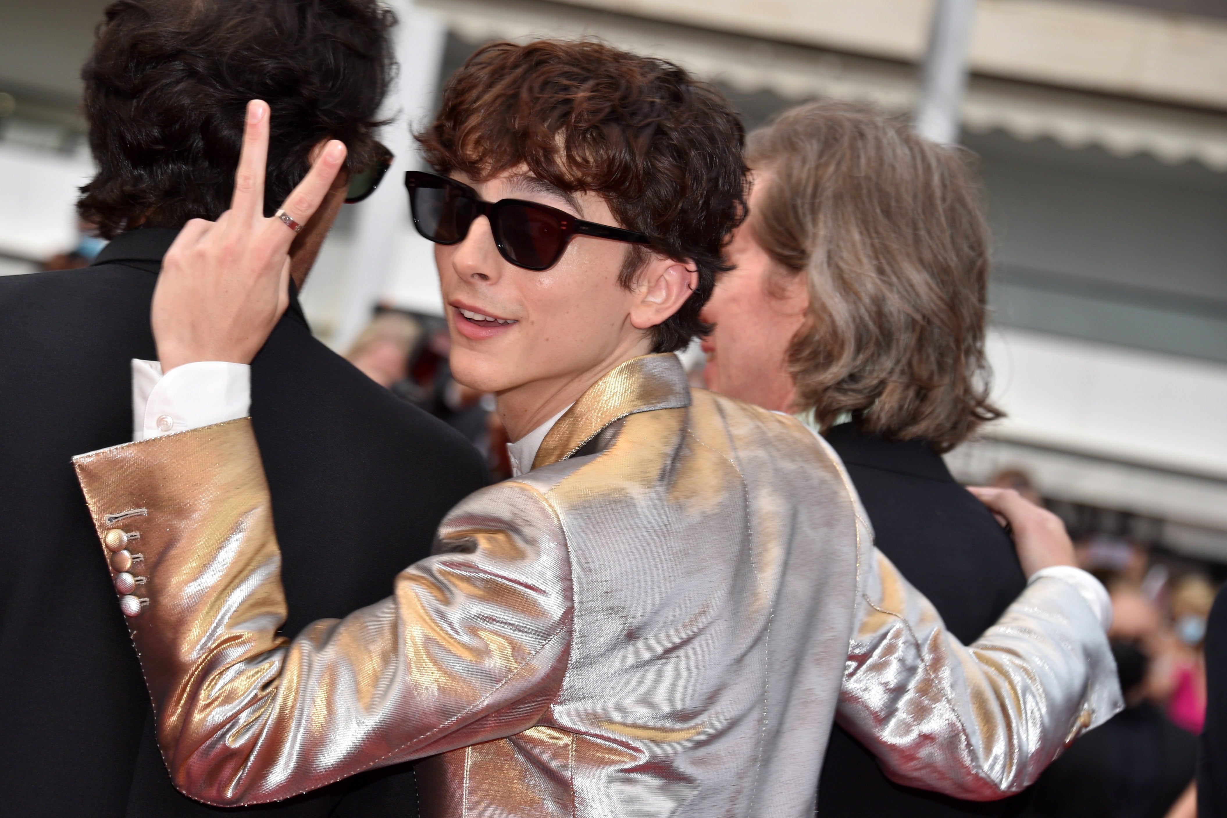 Timothée Chalamet v obleku Tom Ford