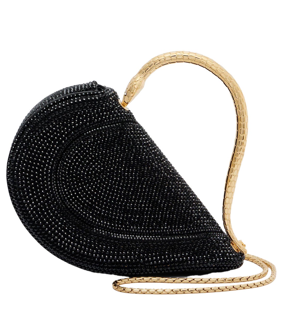 Semišová kabelka Serpenti Cuore 1968 zdobená kamínky, BVLGARI, 6 300 €