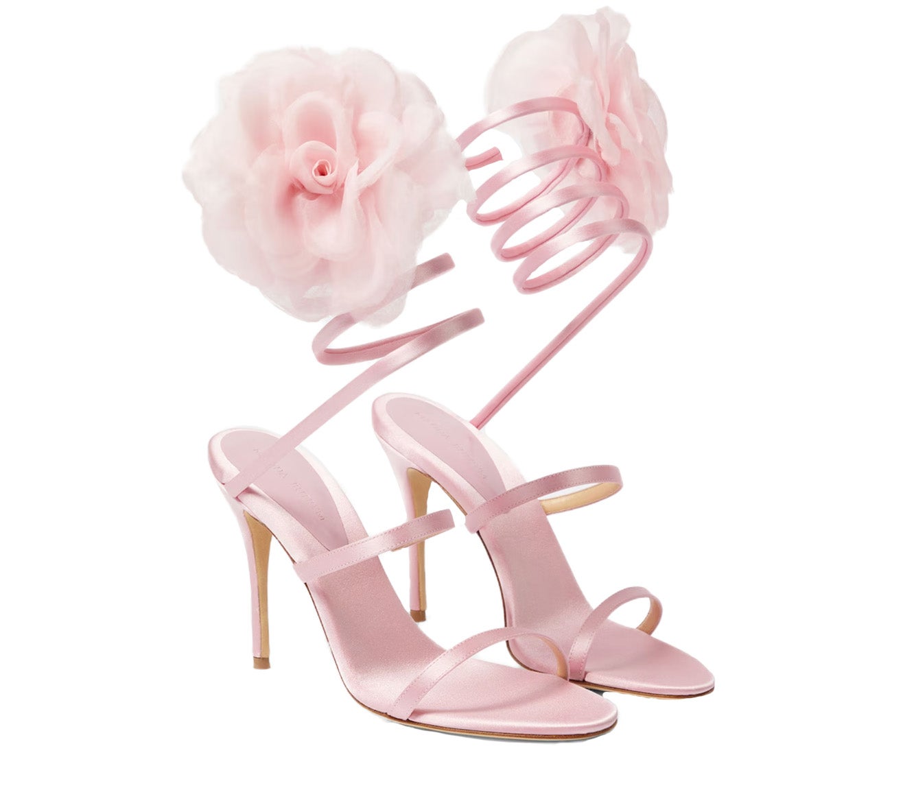 Růžové sandálky s aplikací květin, MAGDA BUTRYM, prodává Mytheresa, 1535 €