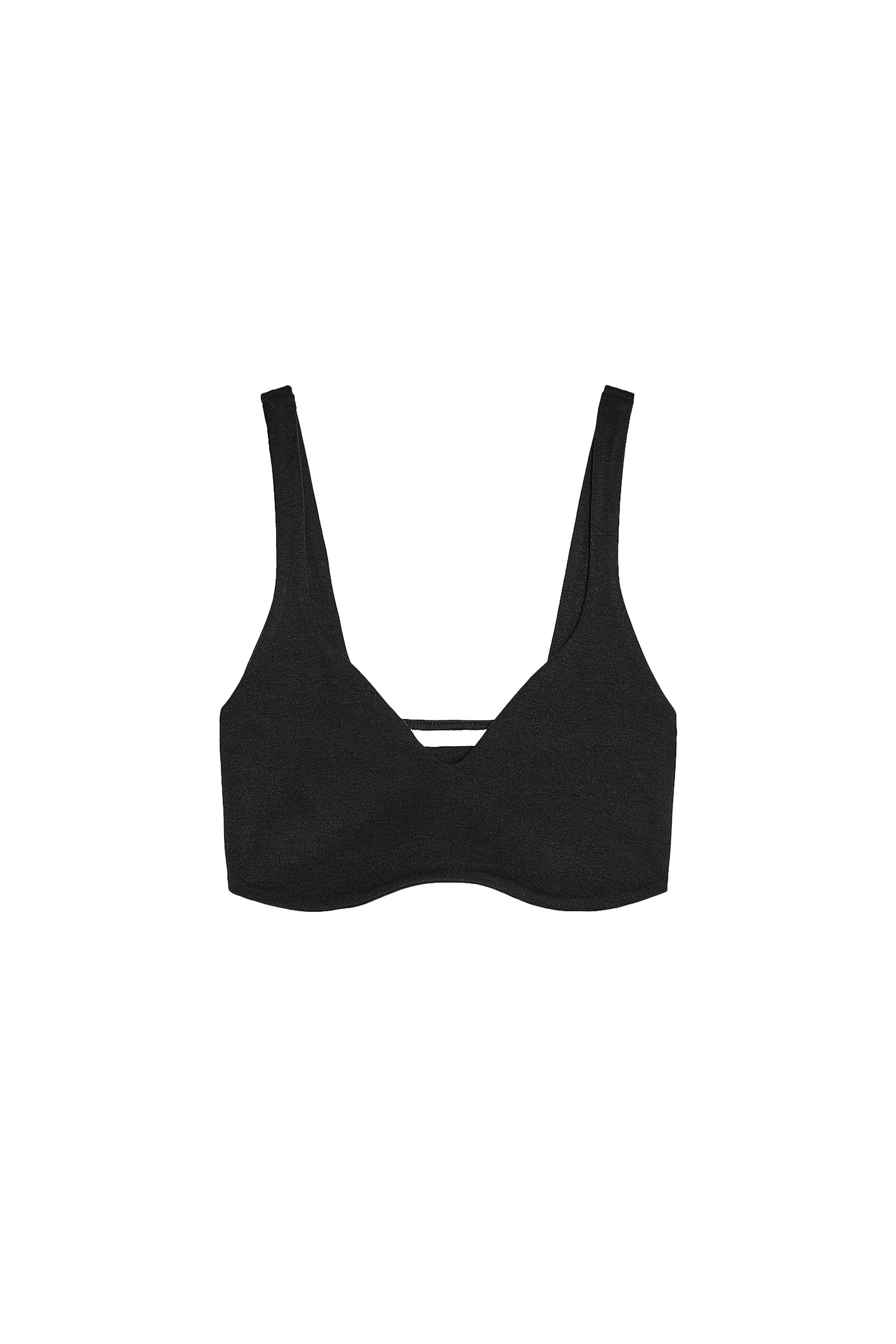 Crop top interlock, ZARA, 249 Kč