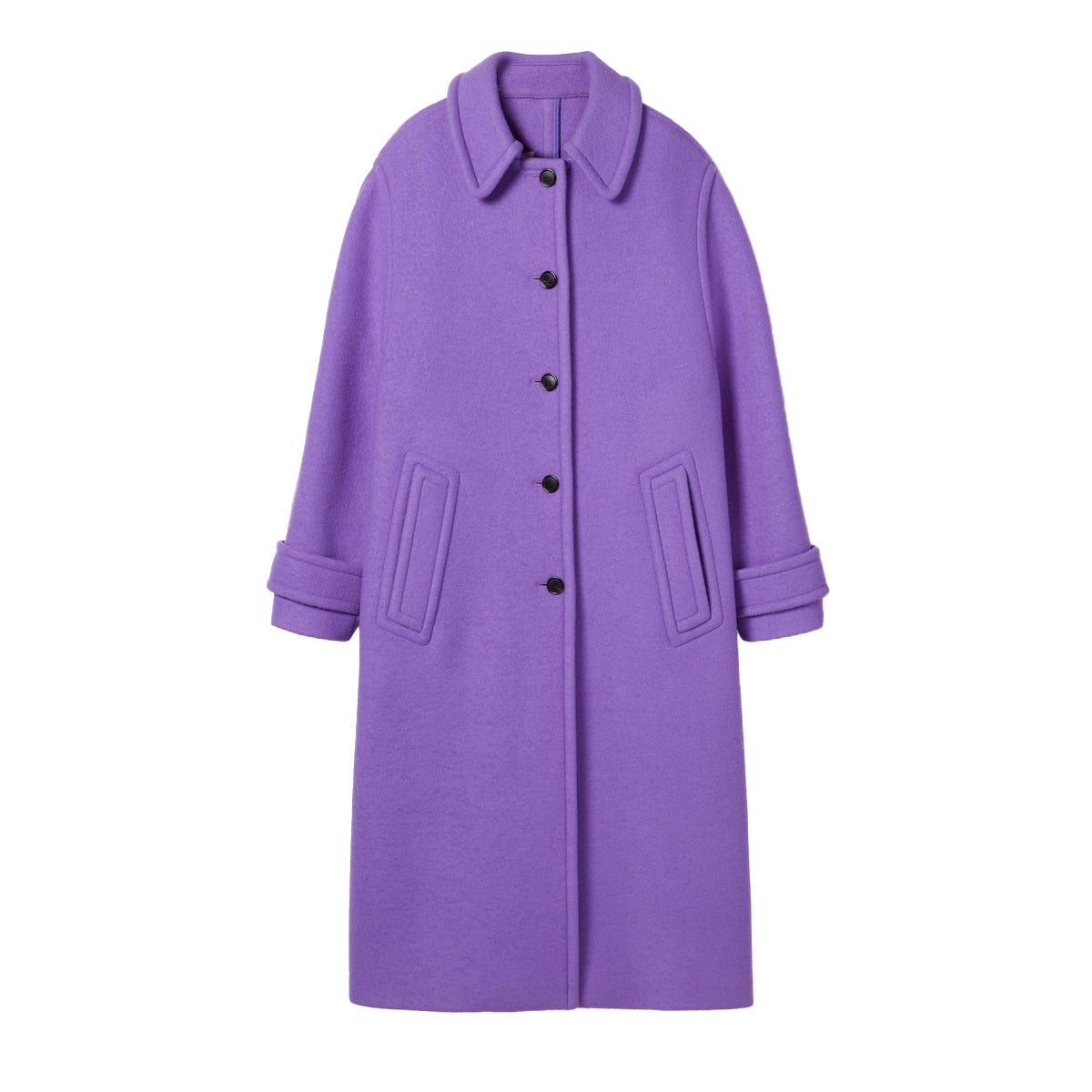 Fialový kabát, GUCCI, 215 000 Kč