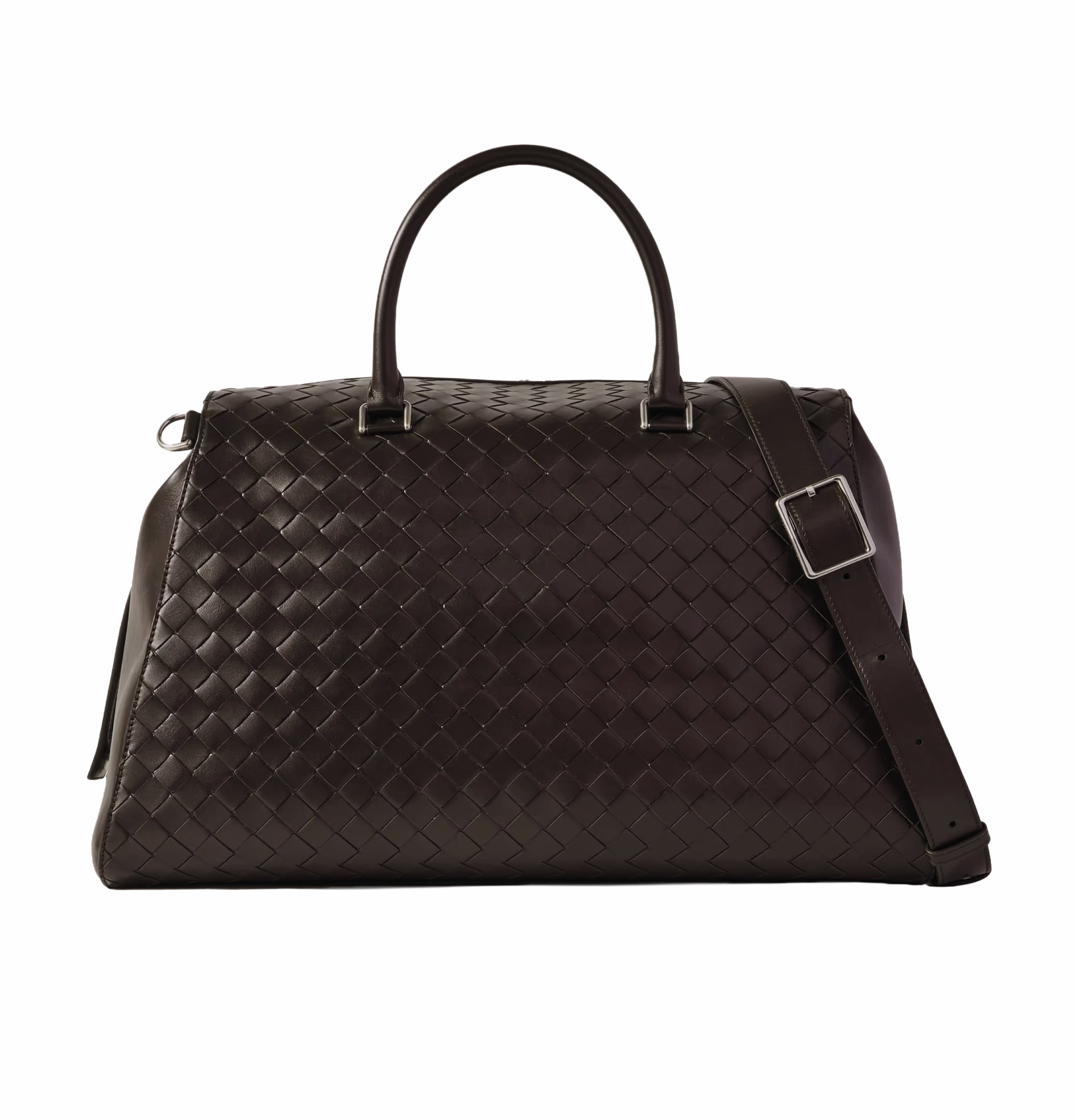 Kožený weekend bag s motivem intrecciato, BOTTEGA VENETA, 4 700 €