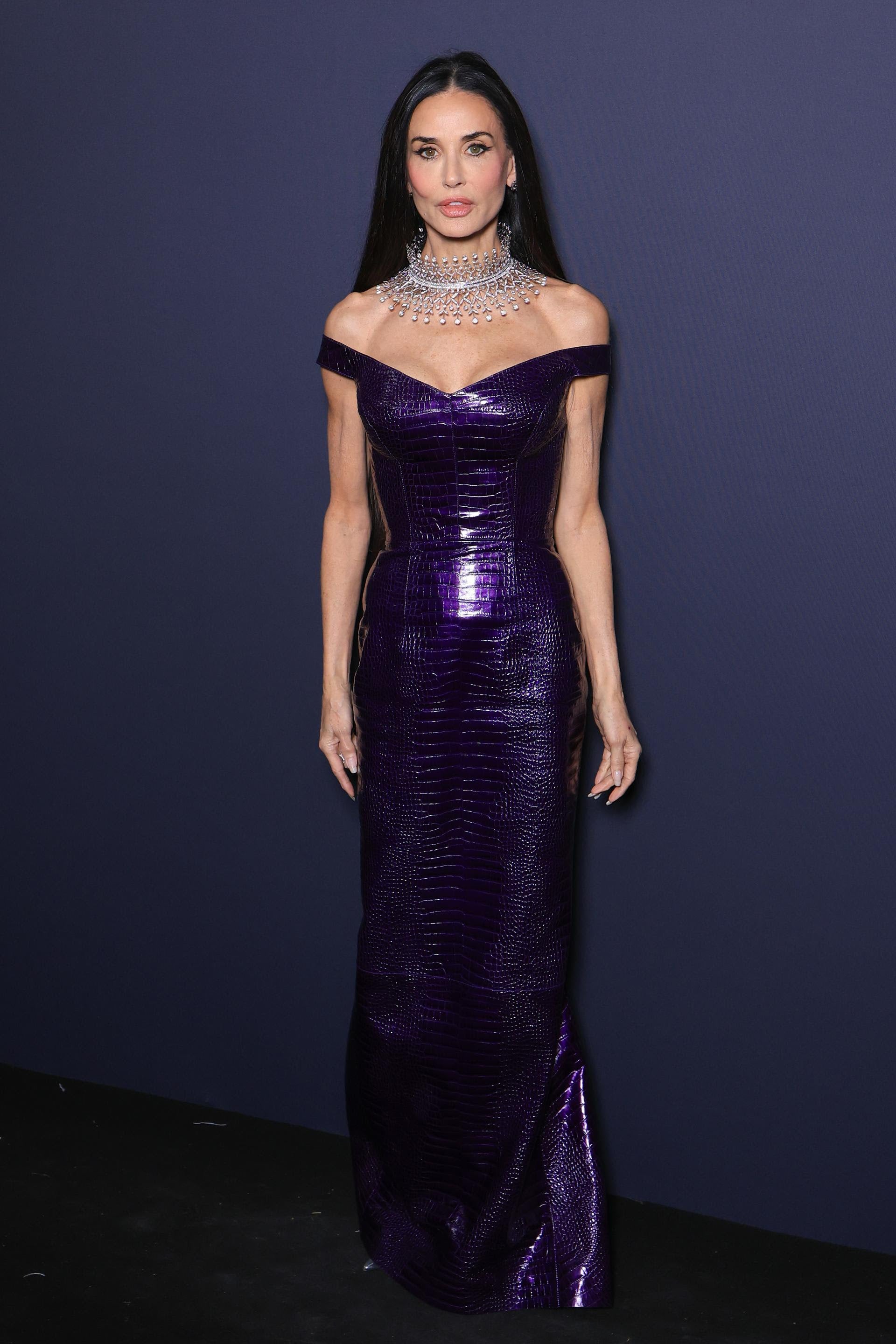 Demi Moore v šatech Gucci na 79. ročníku filmového festivalu v Cannes, 17. května 2026 v Cannes ve Francii
