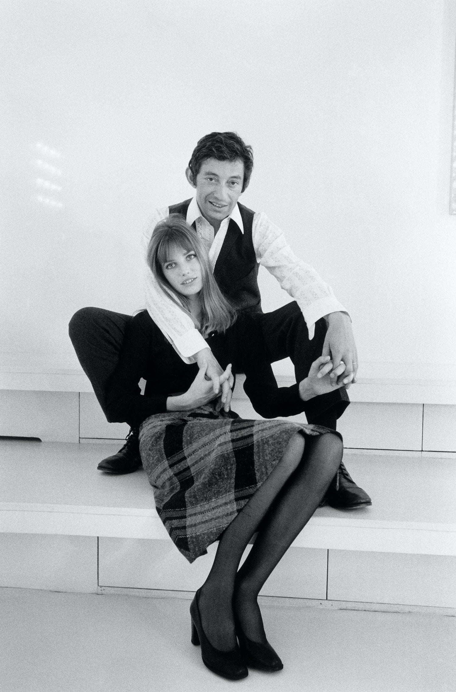 Serge Gainsbourg a Jane Birkin představují novou kolekci Cacharel, 1968