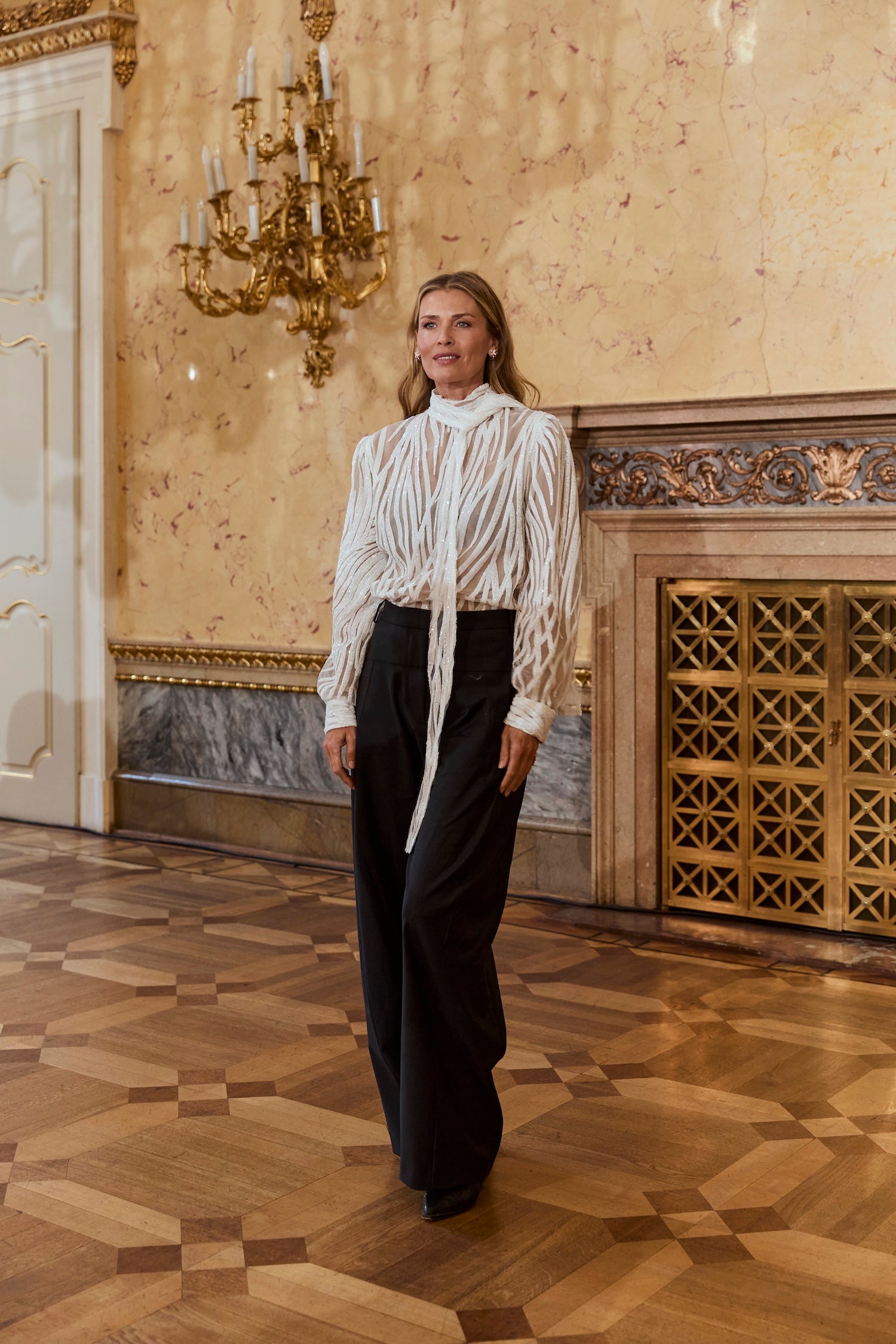 Daniela Peštová na finále Elite Model Look 2026 v Praze, 23. září 2026