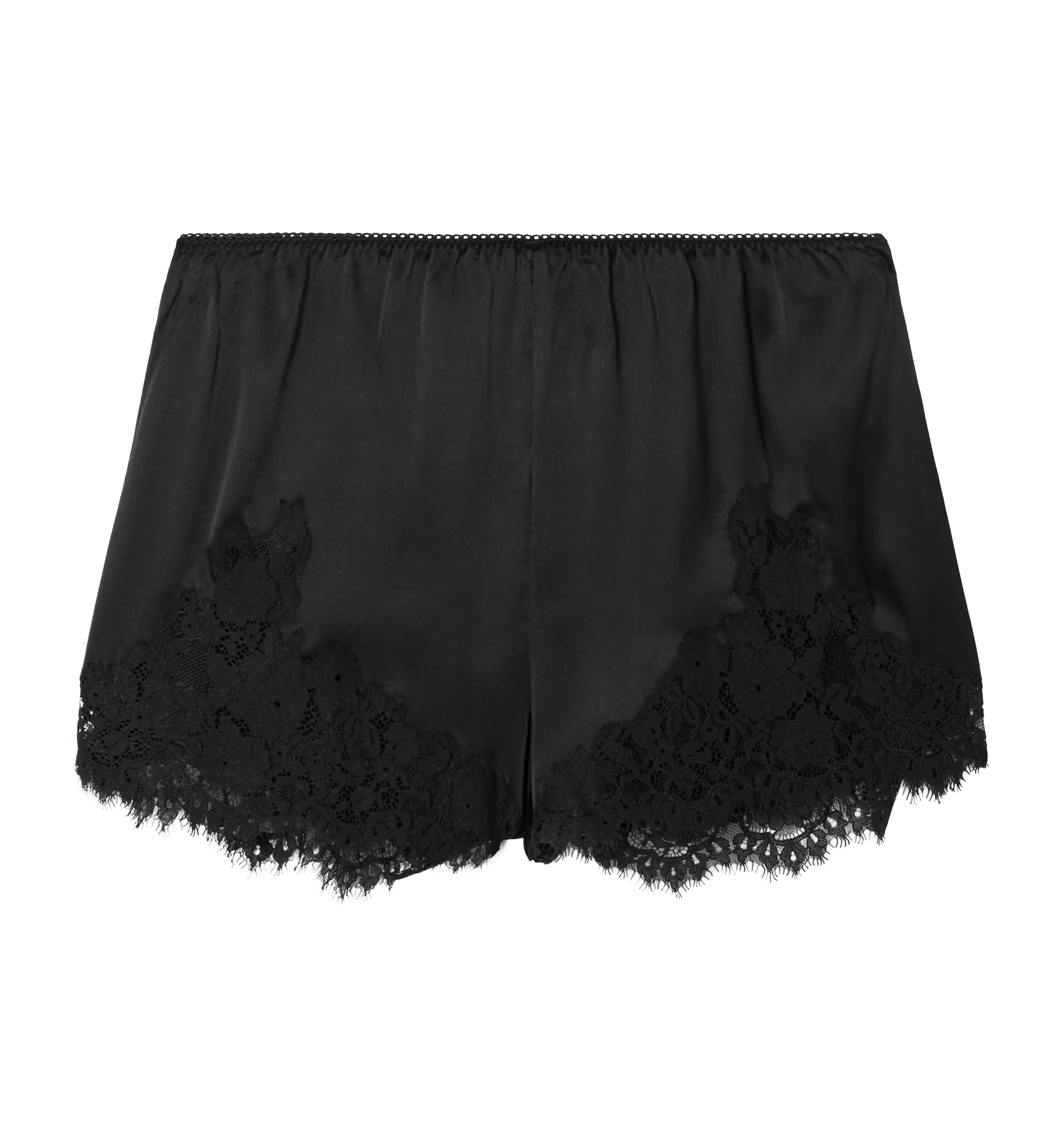 Saténové šortky s krajkovým lemem Iona, DÔEN, 360 €