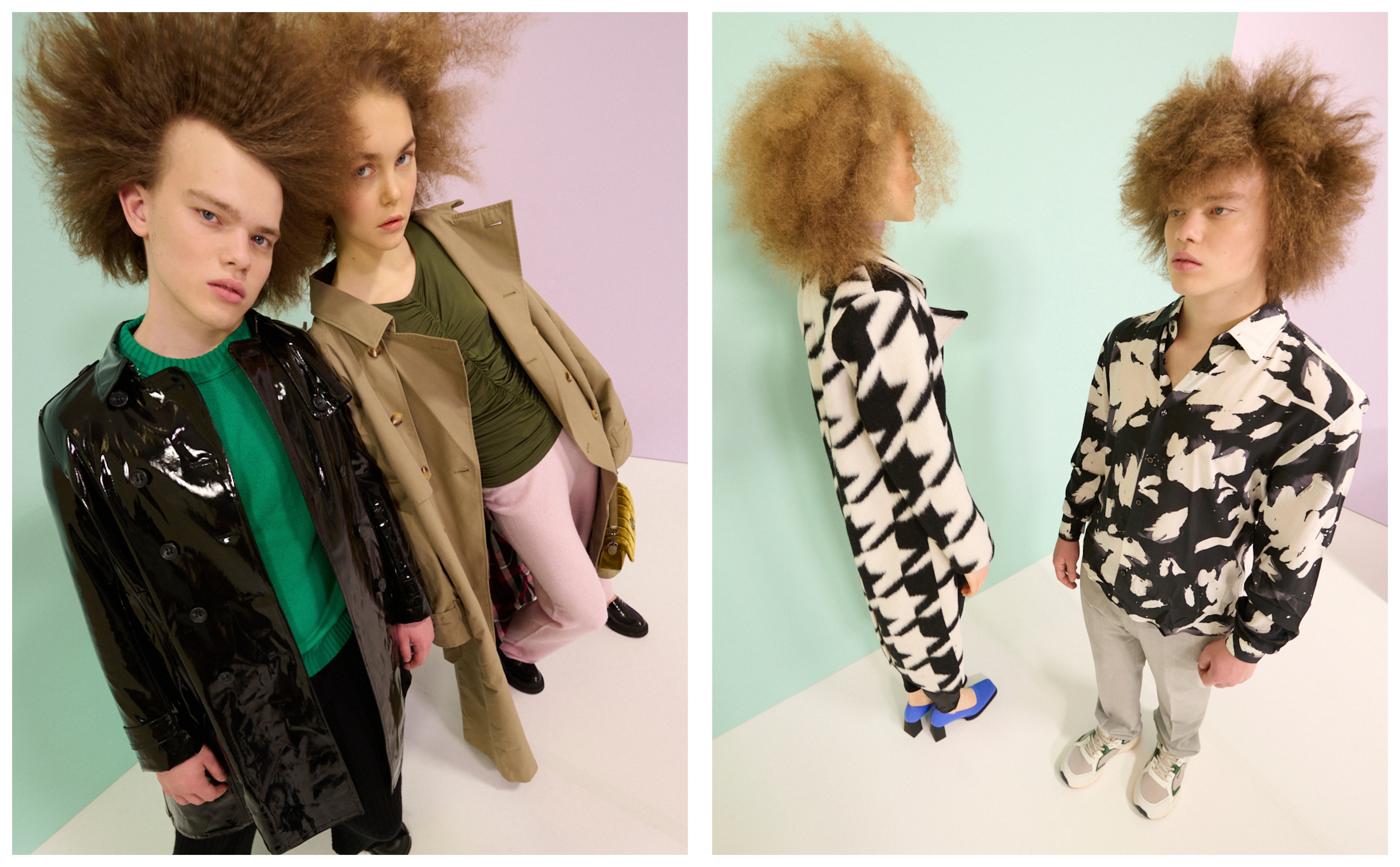 Vlevo: Gregor má na sobě svetr, BOSS BOSS ORANGE, prodává ANSWEAR, 3 599 Kč; kabát, Red Valentino, prodává ANSWEAR, 25 999 Kč; kalhoty, Twinset, prodává ANSWEAR, 6 099 Kč; boty, Karl Lagerfeld, prodává ANSWEAR, 5 599 Kč. Agata má na sobě top, Gestuz, prodává ANSWEAR, 2 599 Kč; kalhoty, Calvin Klein, prodává ANSWEAR, 3 899 Kč; boty, Boss, prodává ANSWEAR, 4 699 Kč; kabelka, Tory Burch, prodává ANSWEAR, 19 999 Kč. Vpravo: Gregor má na sobě košile, HUGO, prodává ANSWEAR, 2 699 Kč; kalhoty, Armani oblek, prodává ANSWEAR, 20 999 Kč; boty, GANT, prodává ANSWEAR, 3 099 Kč. Agata má na sobě overal, Guess, prodává ANSWEAR, 4 099 Kč; boty, Vagabond, prodává ANSWEAR, 3 699 Kč; kabát, All Saints, prodává ANSWEAR, 11 999 Kč. Vlevo: Gregor má na sobě svetr, BOSS BOSS ORANGE, prodává ANSWEAR, 3 599 Kč; kabát, Red Valentino, prodává ANSWEAR, 25 999 Kč; kalhoty, Twinset, prodává ANSWEAR, 6 099 Kč; boty, Karl Lagerfeld, prodává ANSWEAR, 5 599 Kč. Agata má na sobě top, Gestuz, prodává ANSWEAR, 2 599 Kč; kalhoty, Calvin Klein, prodává ANSWEAR, 3 899 Kč; boty, Boss, prodává ANSWEAR, 4 699 Kč; kabelka, Tory Burch, prodává ANSWEAR, 19 999 Kč. Vpravo: Gregor má na sobě košile, HUGO, prodává ANSWEAR, 2 699 Kč; kalhoty, Armani oblek, prodává ANSWEAR, 20 999 Kč; boty, GANT, prodává ANSWEAR, 3 099 Kč. Agata má na sobě overal, Guess, prodává ANSWEAR, 4 099 Kč; boty, Vagabond, prodává ANSWEAR, 3 699 Kč; kabát, All Saints, prodává ANSWEAR, 11 999 Kč.