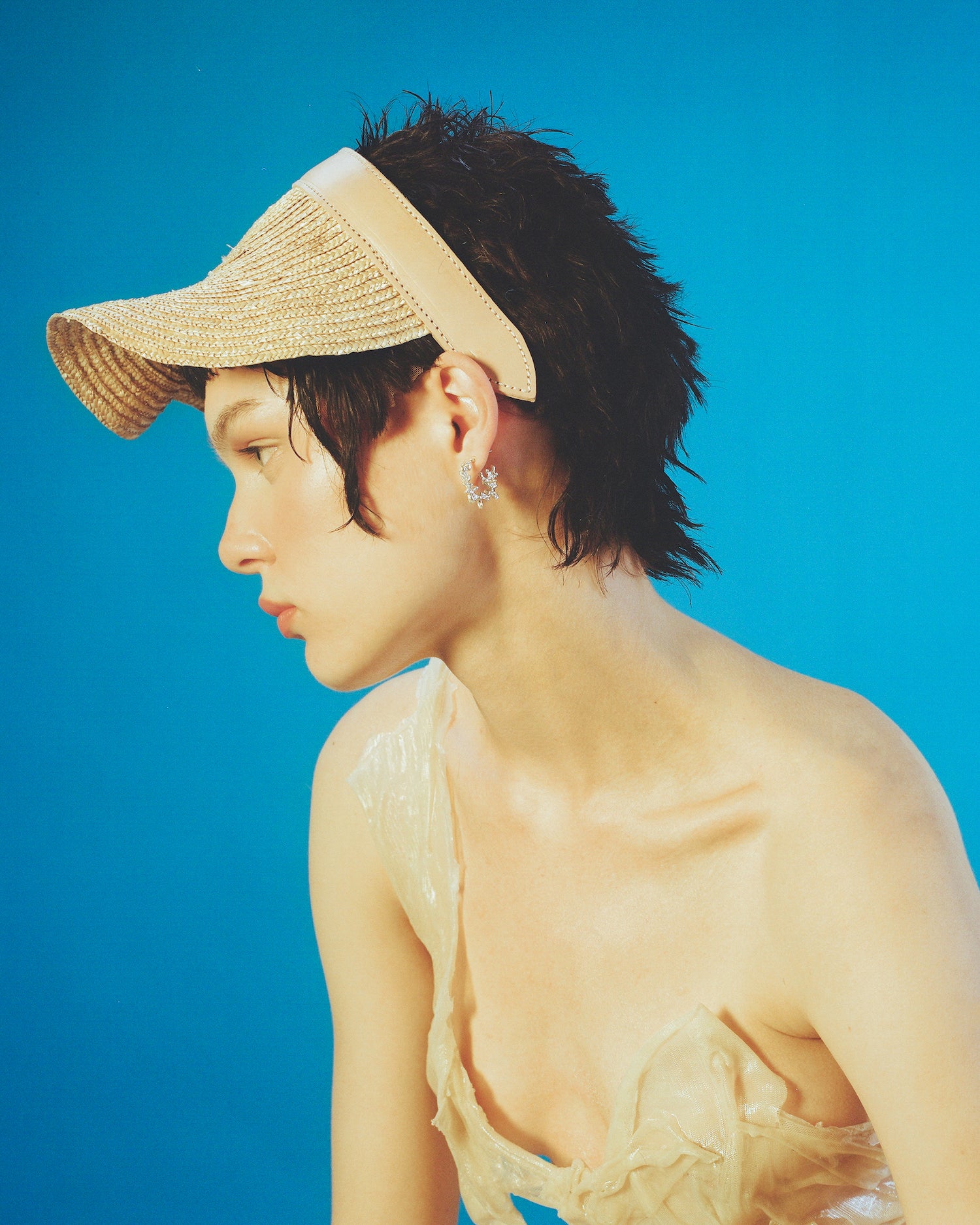 Slaměný kšilt Nimos Visor, BLANC, prodává Blanc.gr, 160 €