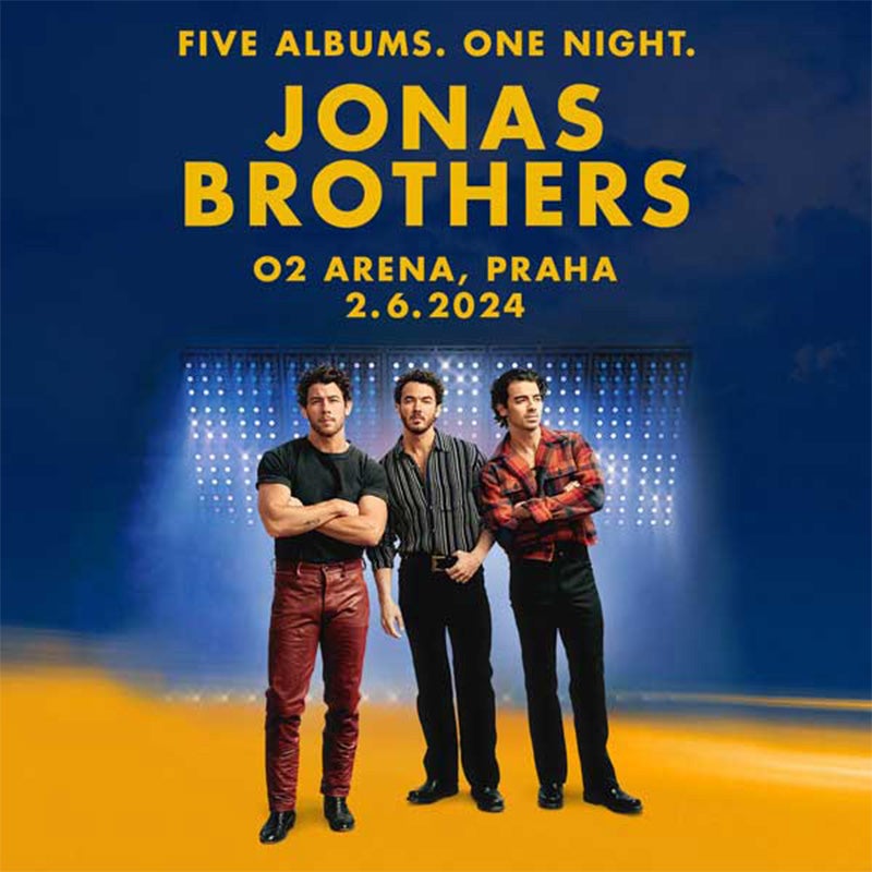 Koncert 2.6. 2024 v O2 Universum, JONAS BROTHERS, prodává Ticketportal, od 1690 do 3090 Kč