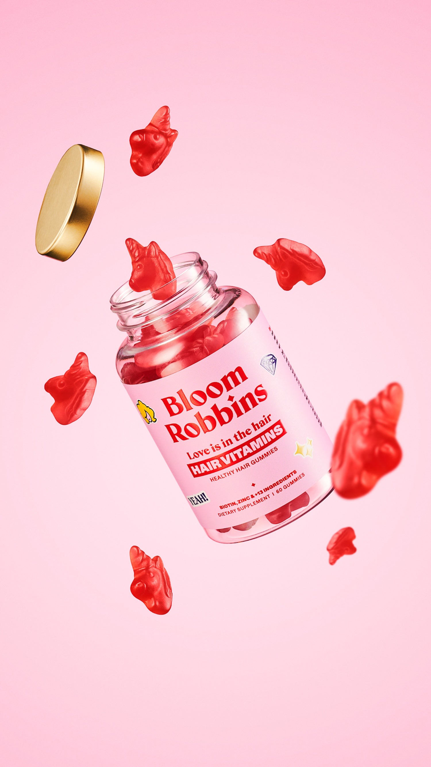 Bloom Robins gummies  Love is in the hair