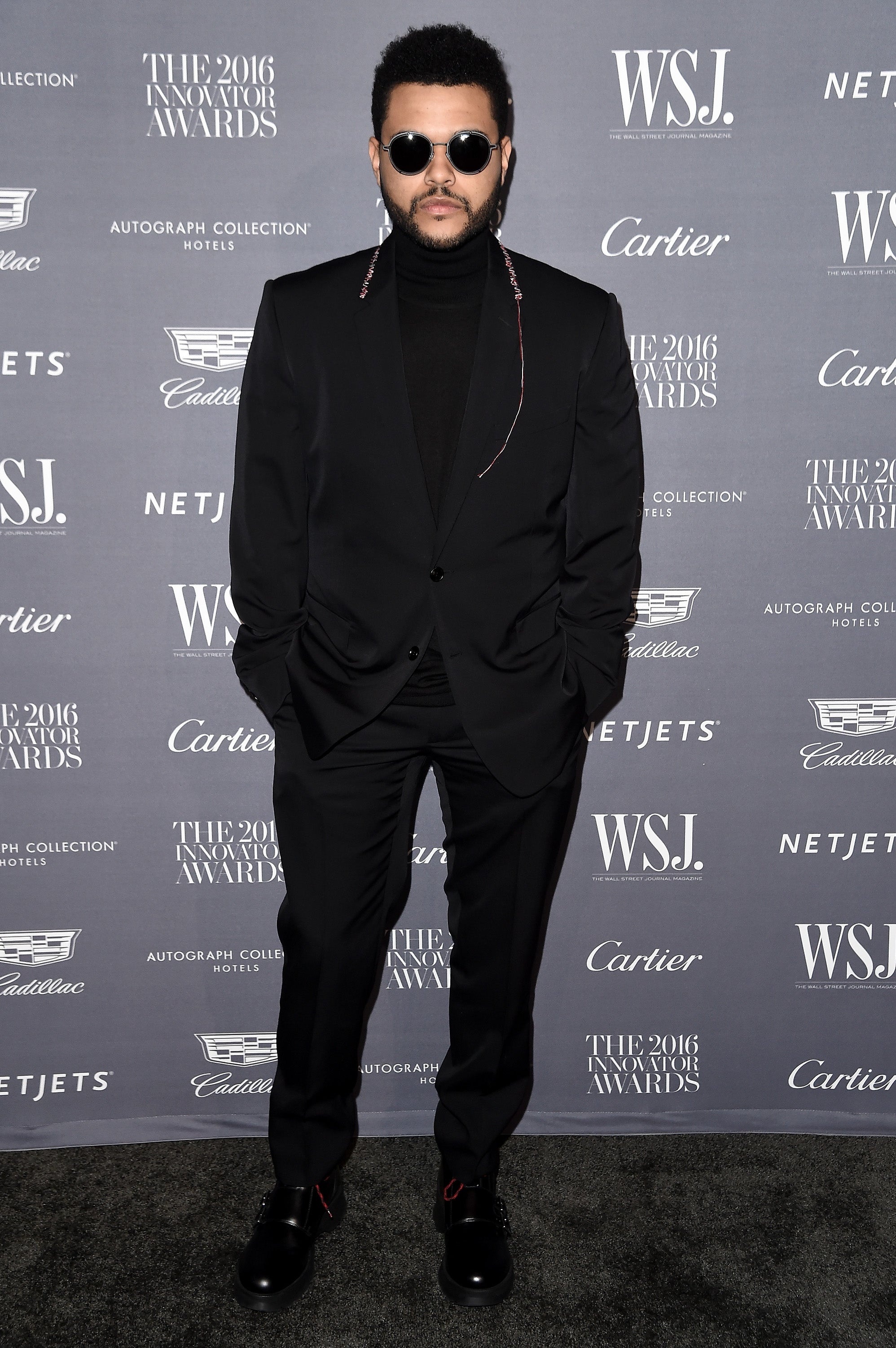 The Weeknd na WSJ Magazine 2016 Innovator Awards v Muzeu moderního umění v New Yorku, listopad 2016