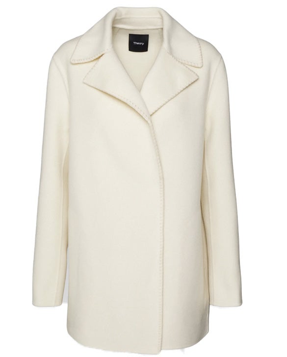 Vlněný kabát s příměsí kašmíru, * THEORY*, prodává Zalando, 15 560 Kč
