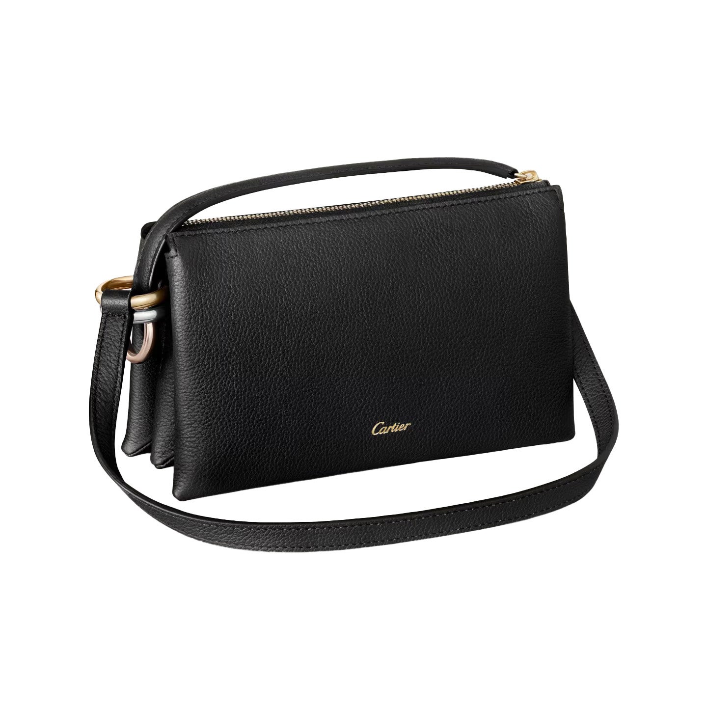 Černá kožená kabelka Trinity Mini, CARTIER, prodává Cartier, 42 900 Kč